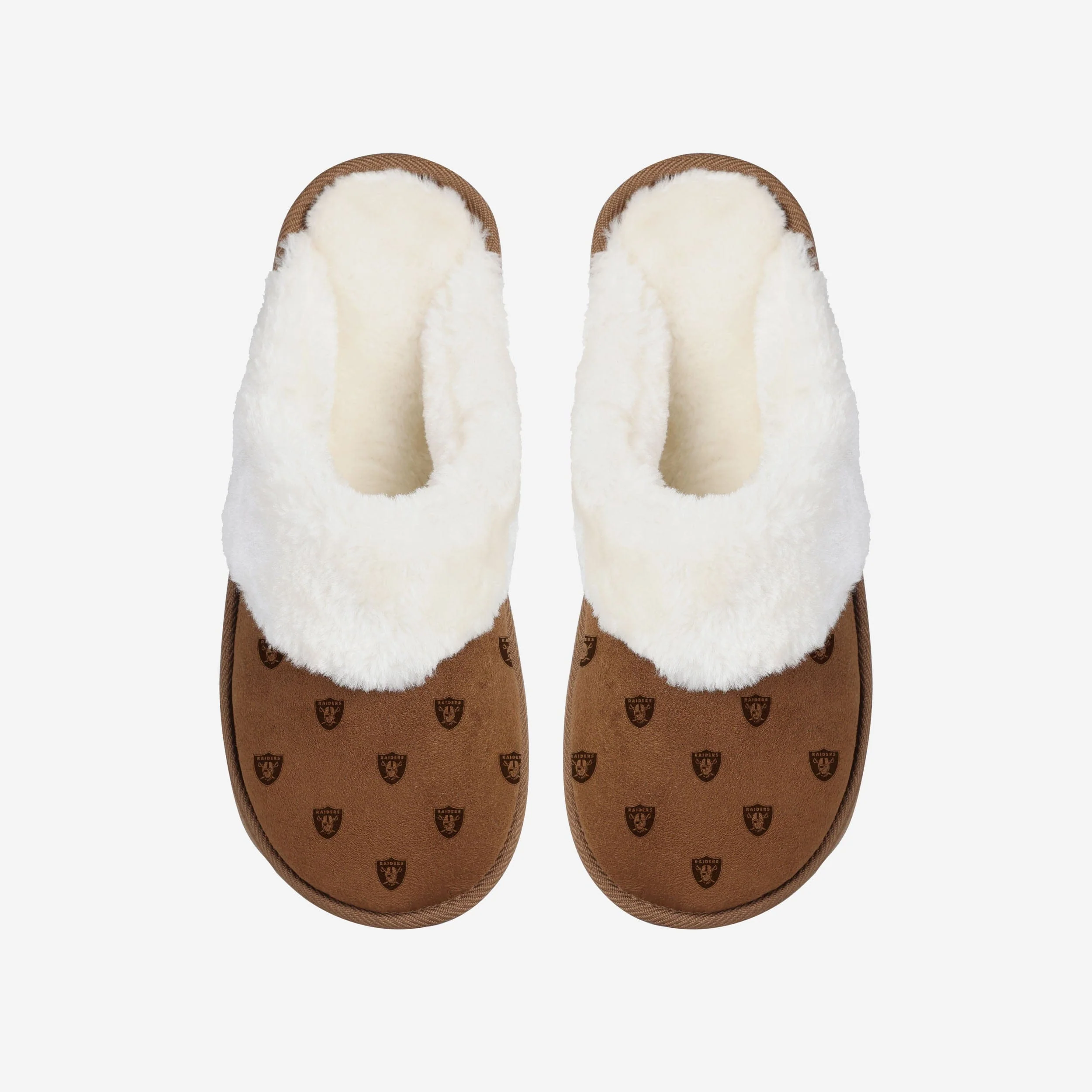 Las Vegas Raiders Womens Repeat Logo Moccasin Slipper - Image 2