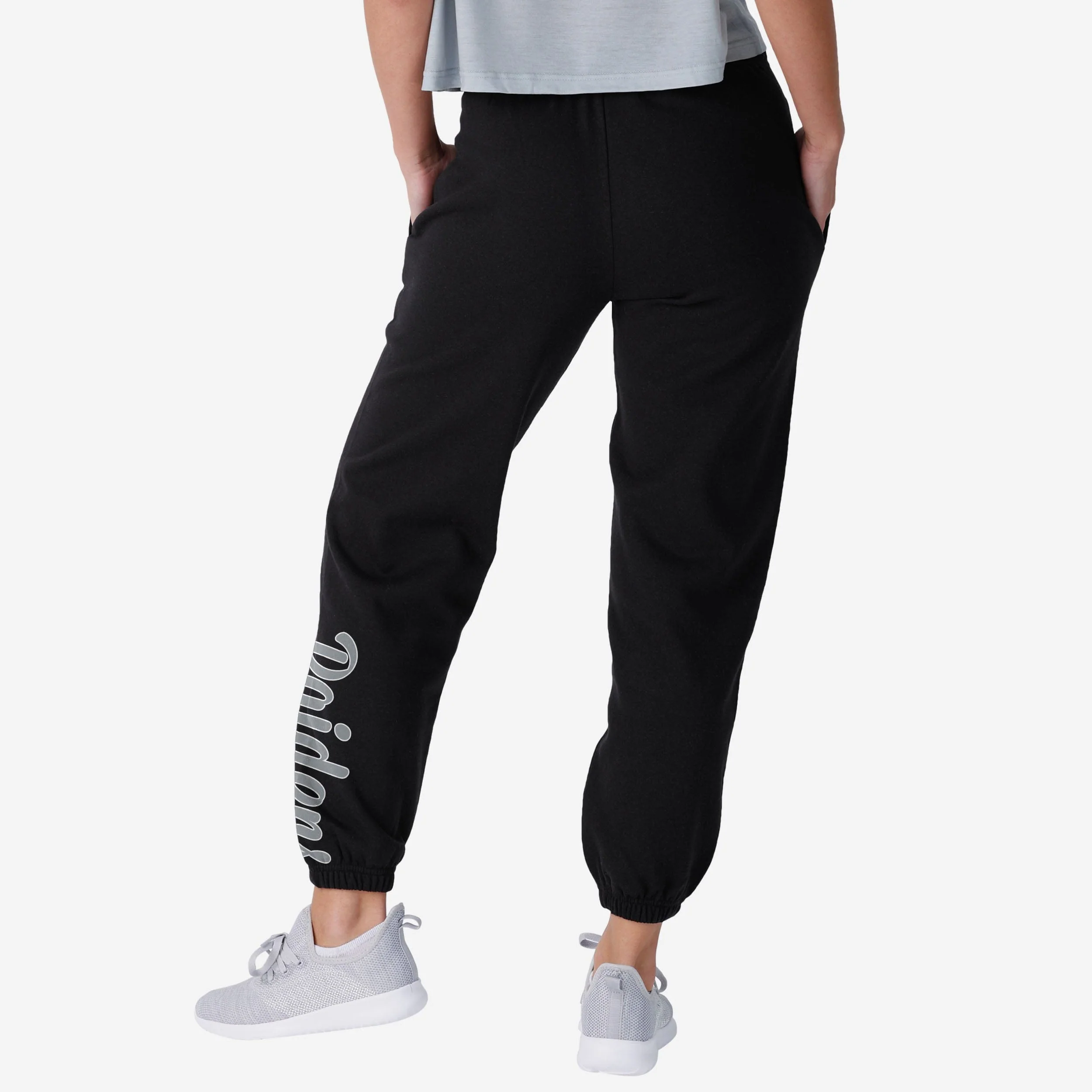 Las Vegas Raiders Womens Script Wordmark Team Color Sweatpants - Image 2