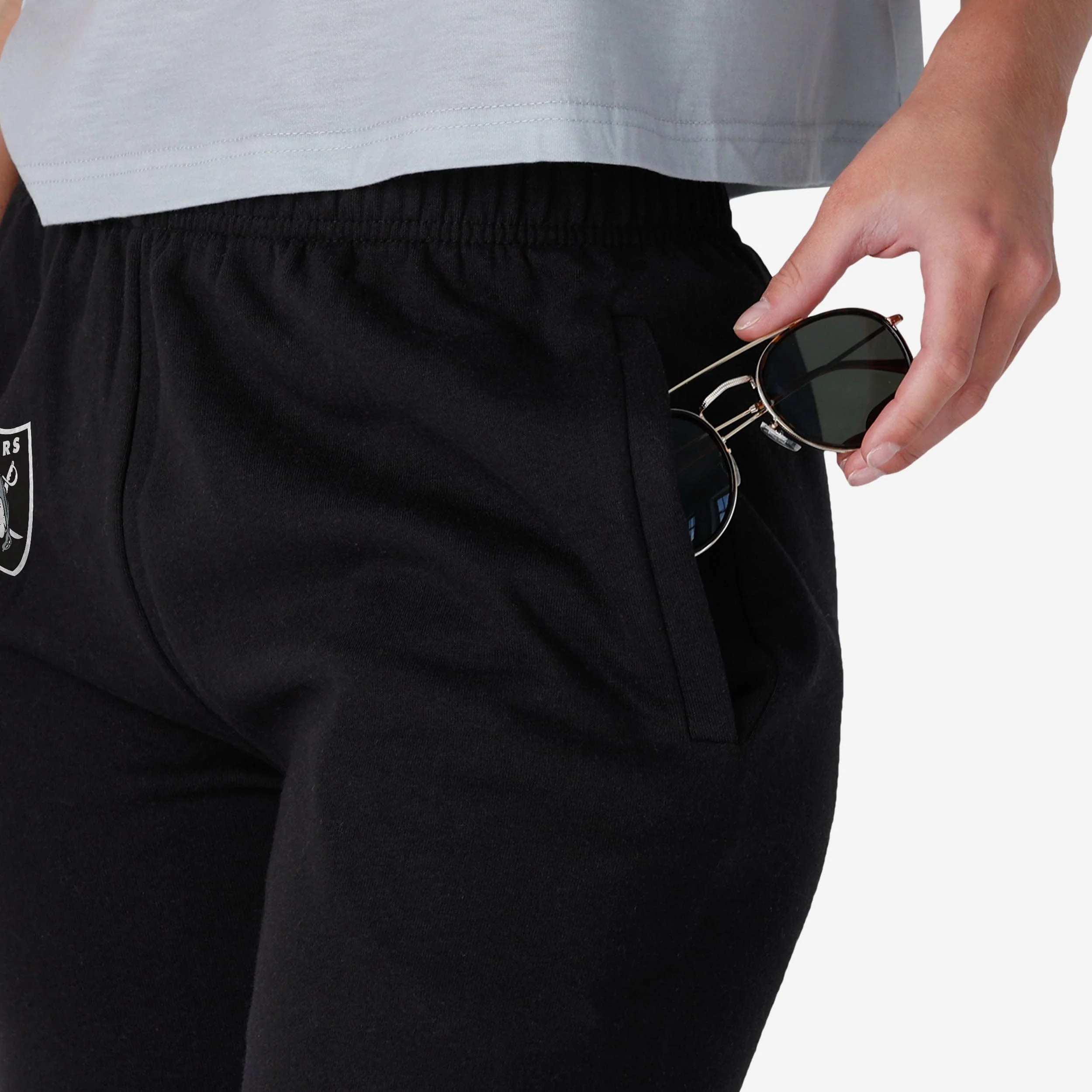 Las Vegas Raiders Womens Script Wordmark Team Color Sweatpants - Image 3