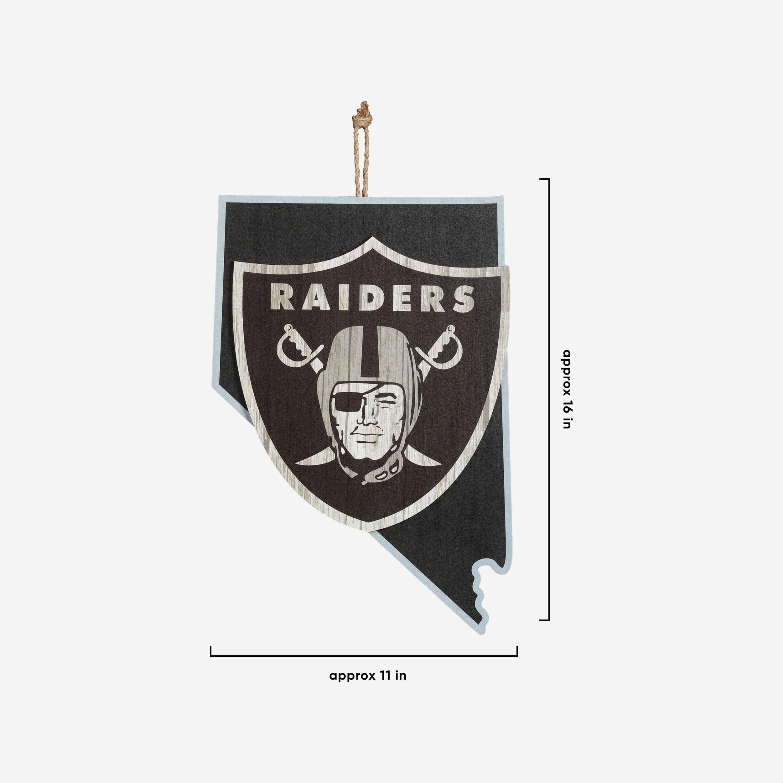 Las Vegas Raiders Wood State Sign - Image 5