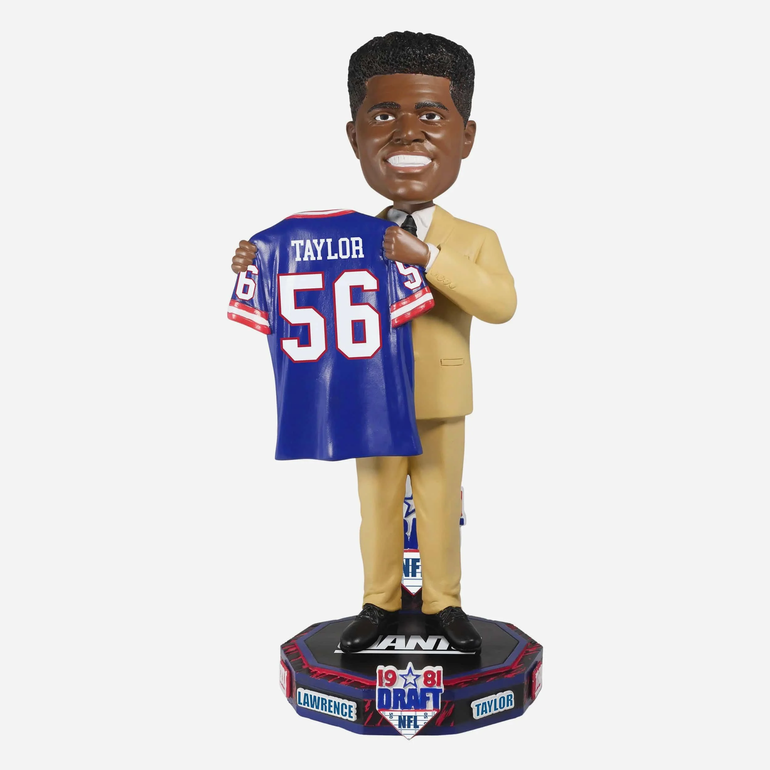 Lawrence Taylor New York Giants 1981 NFL Draft Pick Bobblehead