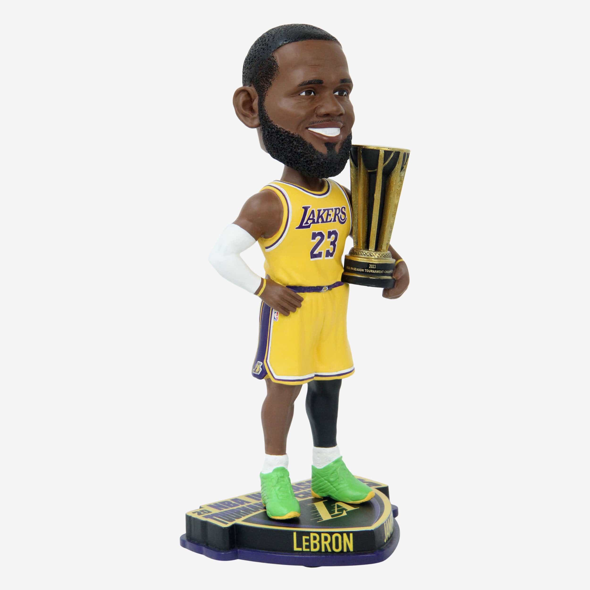 LeBron James Los Angeles Lakers 2023 In-Season Tournament Champion Bobblehead - Image 4