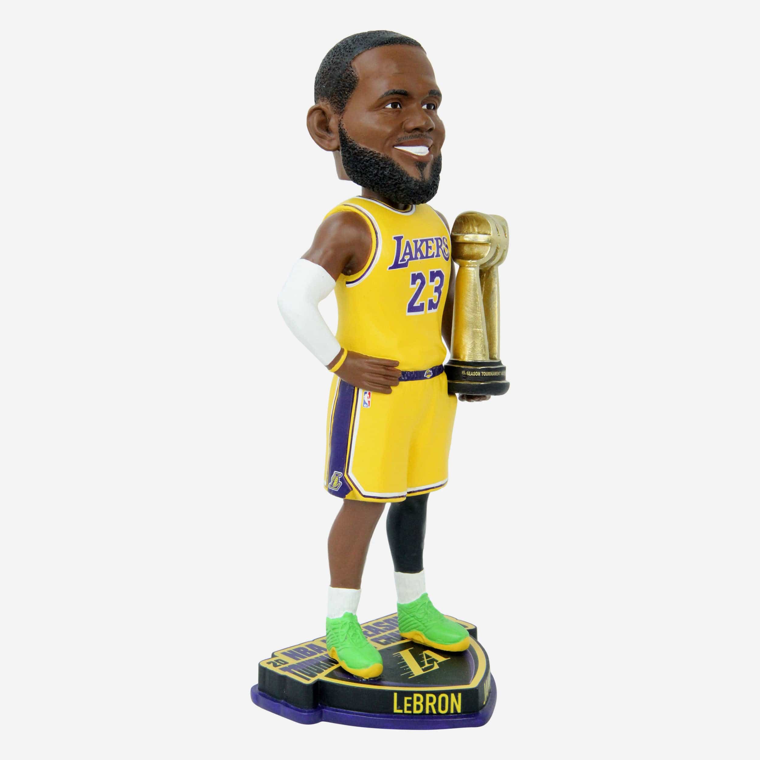 LeBron James Los Angeles Lakers 2023 In-Season Tournament Champion MVP Bobblehead - Image 4