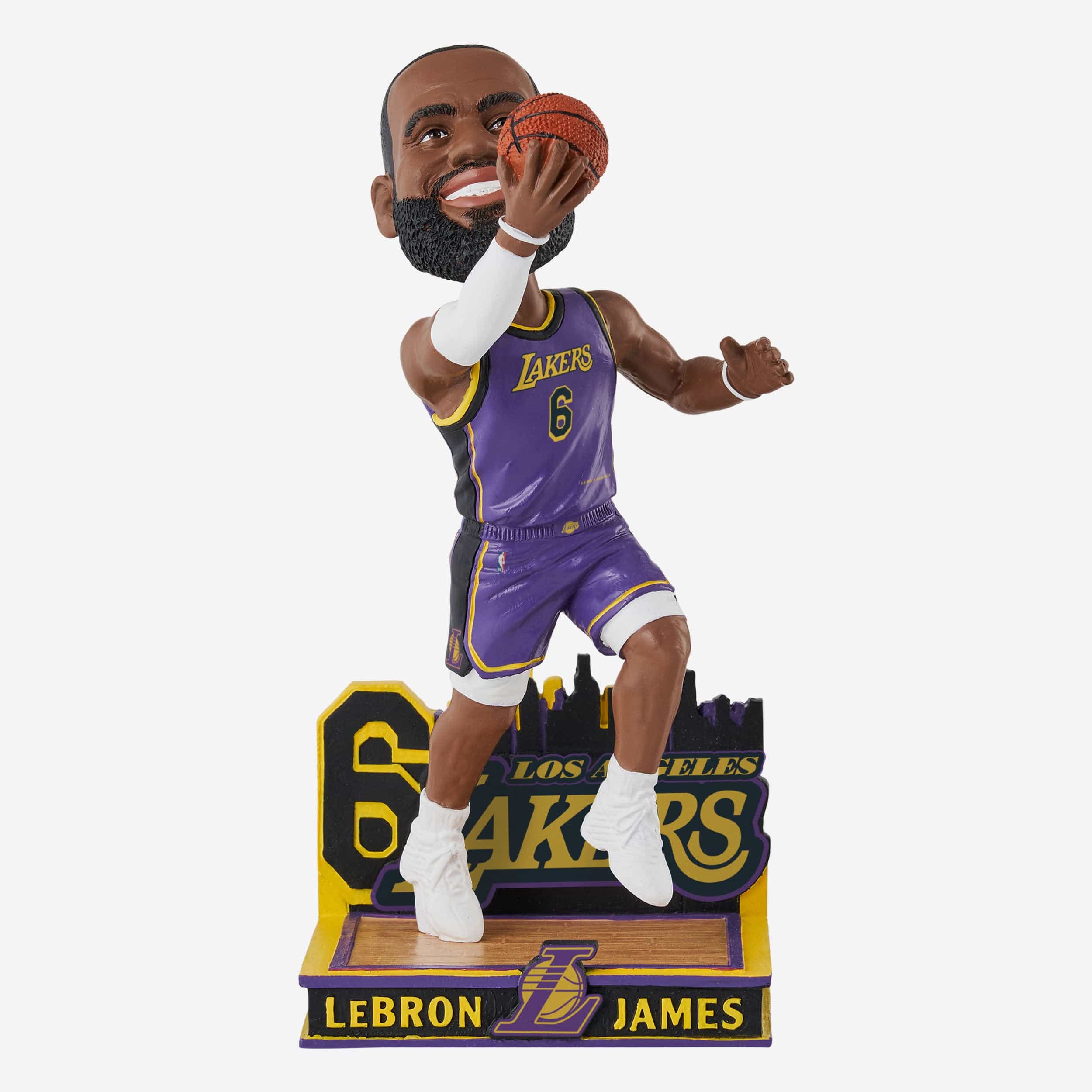 LeBron James Los Angeles Lakers 2023 Statement Edition Jersey Bobblehead