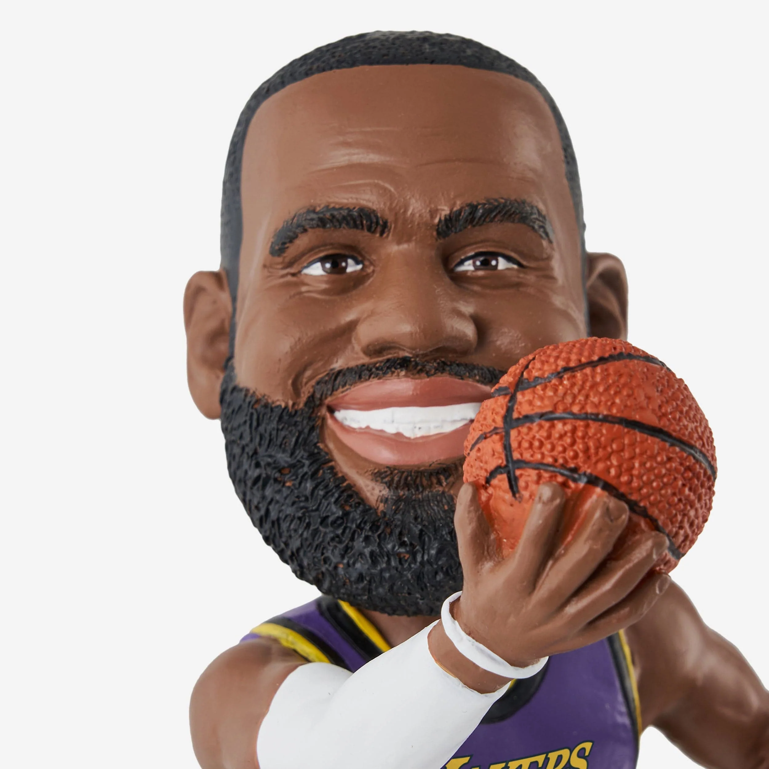 LeBron James Los Angeles Lakers 2023 Statement Edition Jersey Bobblehead - Image 2
