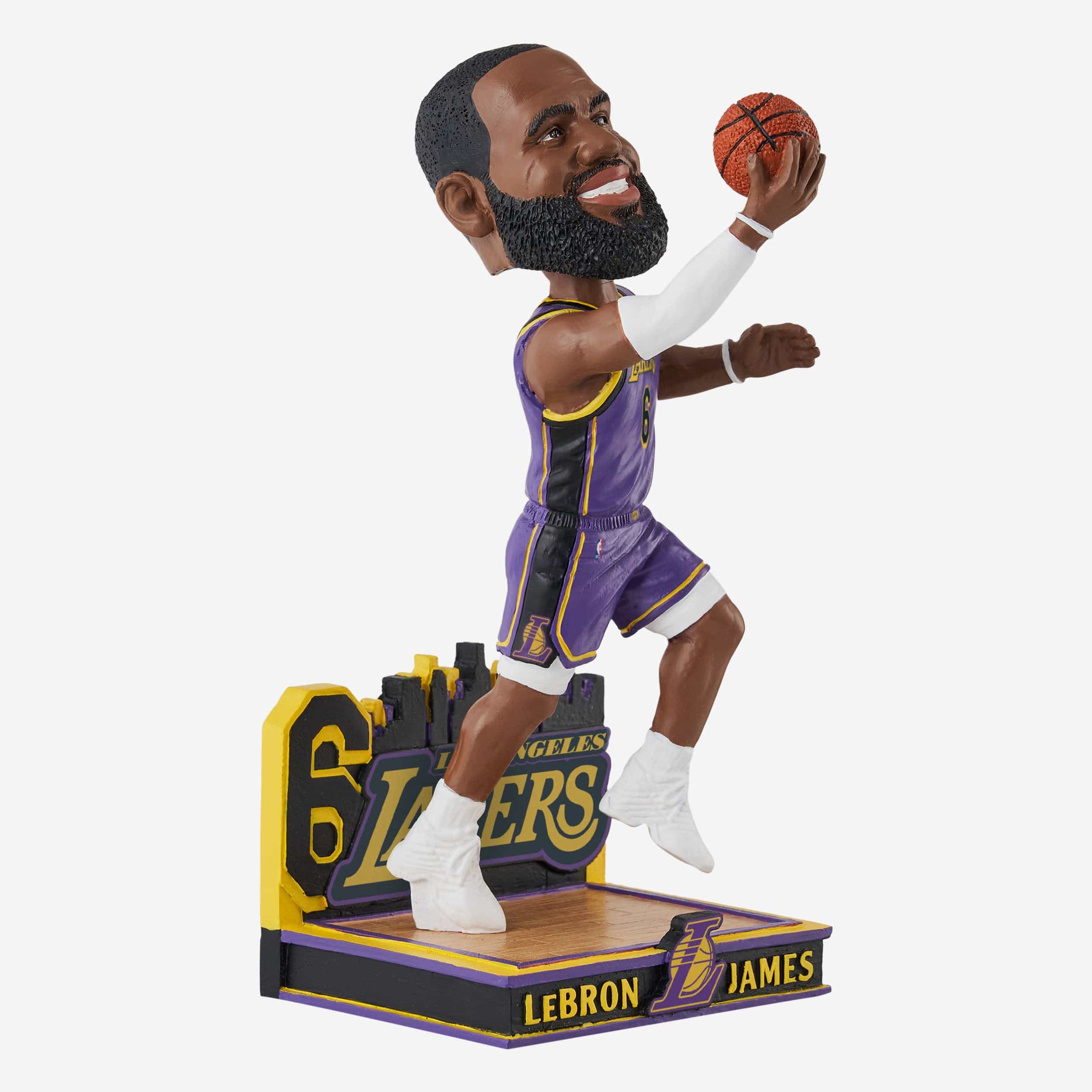 LeBron James Los Angeles Lakers 2023 Statement Edition Jersey Bobblehead - Image 4