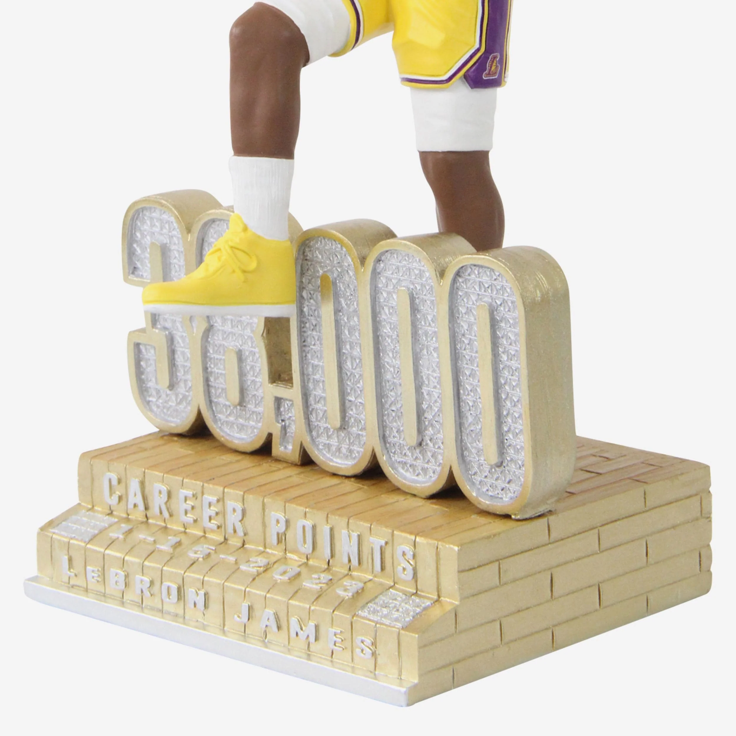 LeBron James Los Angeles Lakers 38,000 Points Milestone Bobblehead - Image 3