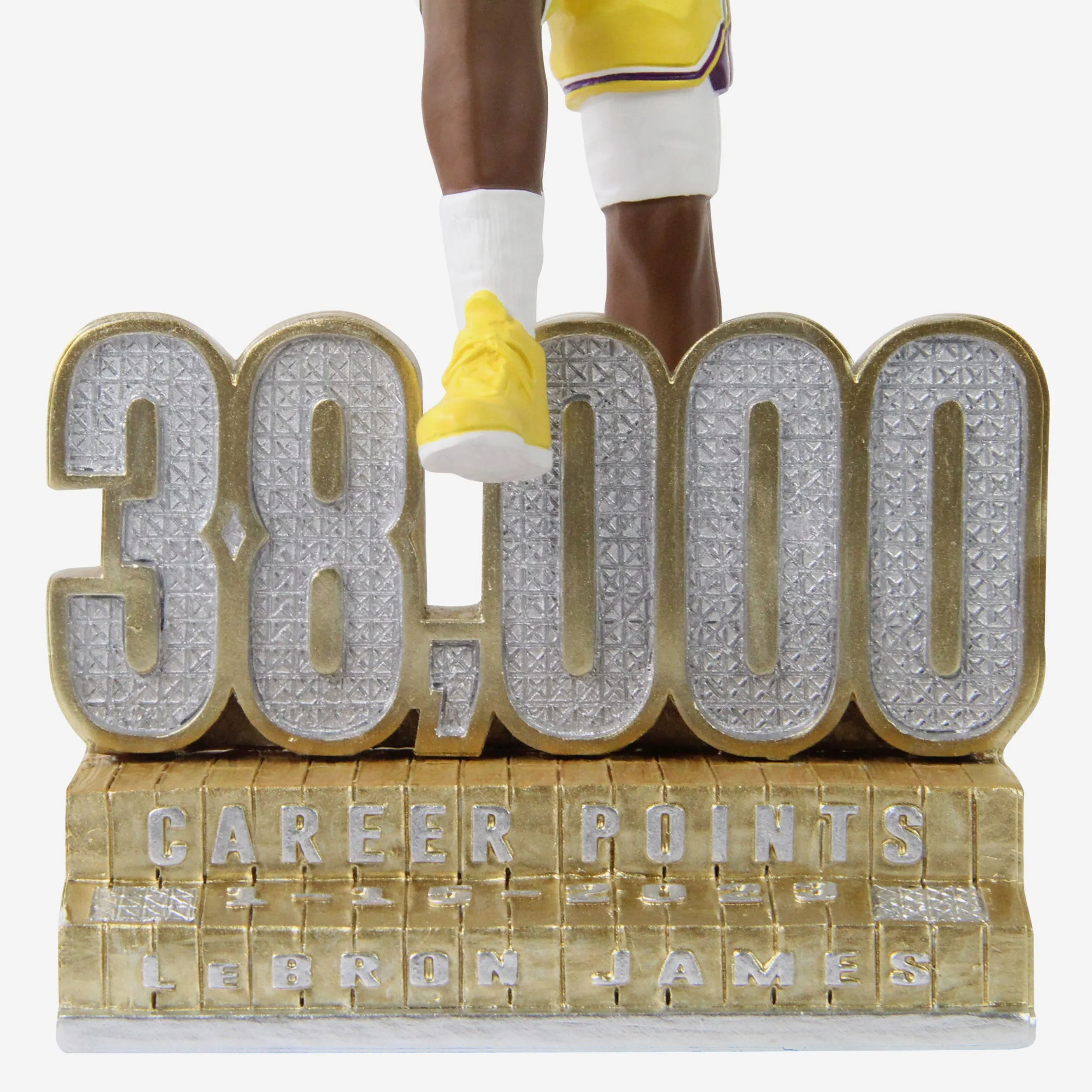 LeBron James Los Angeles Lakers 38,000 Points Milestone Bobblehead - Image 4