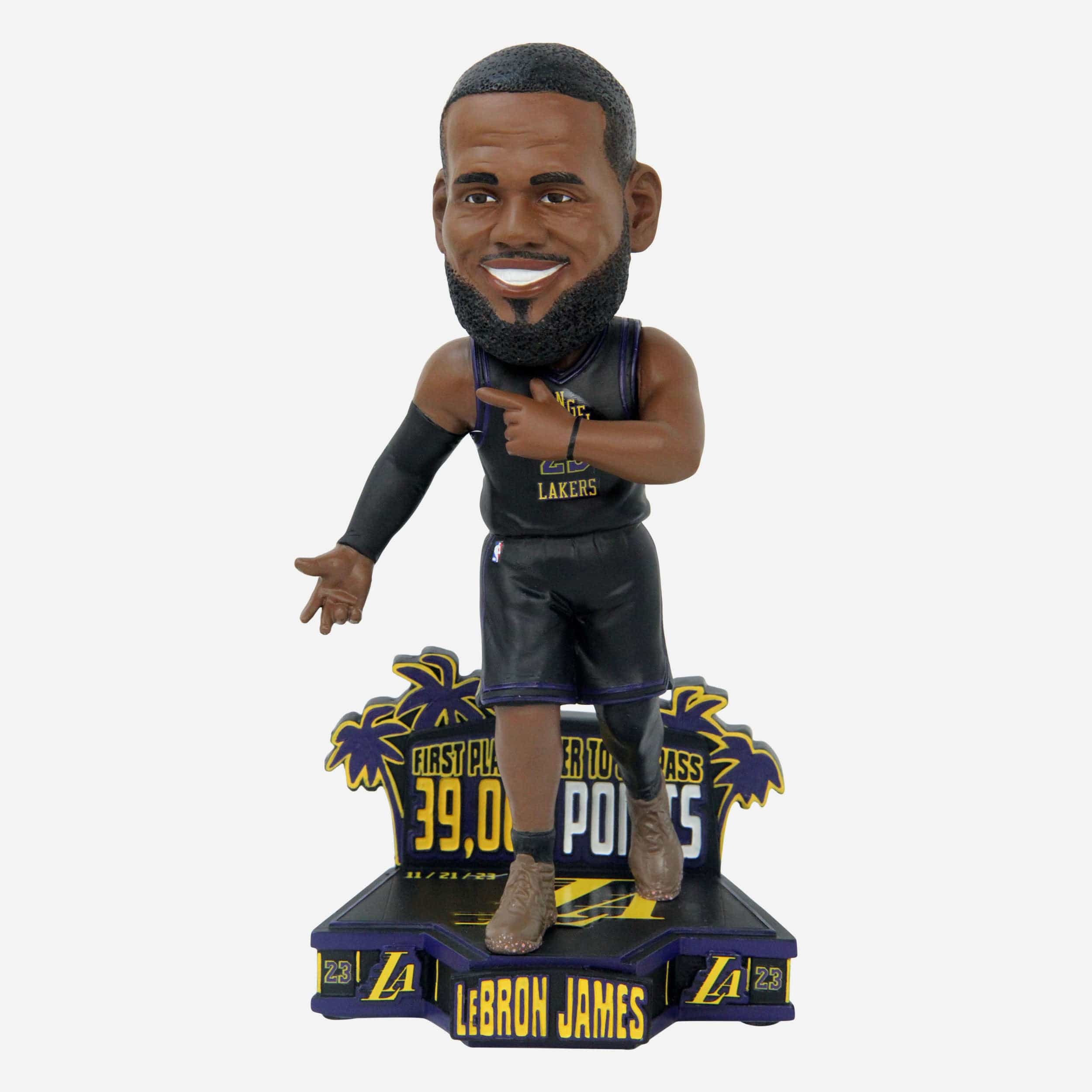 LeBron James Los Angeles Lakers 39,000 Points Milestone Bobblehead