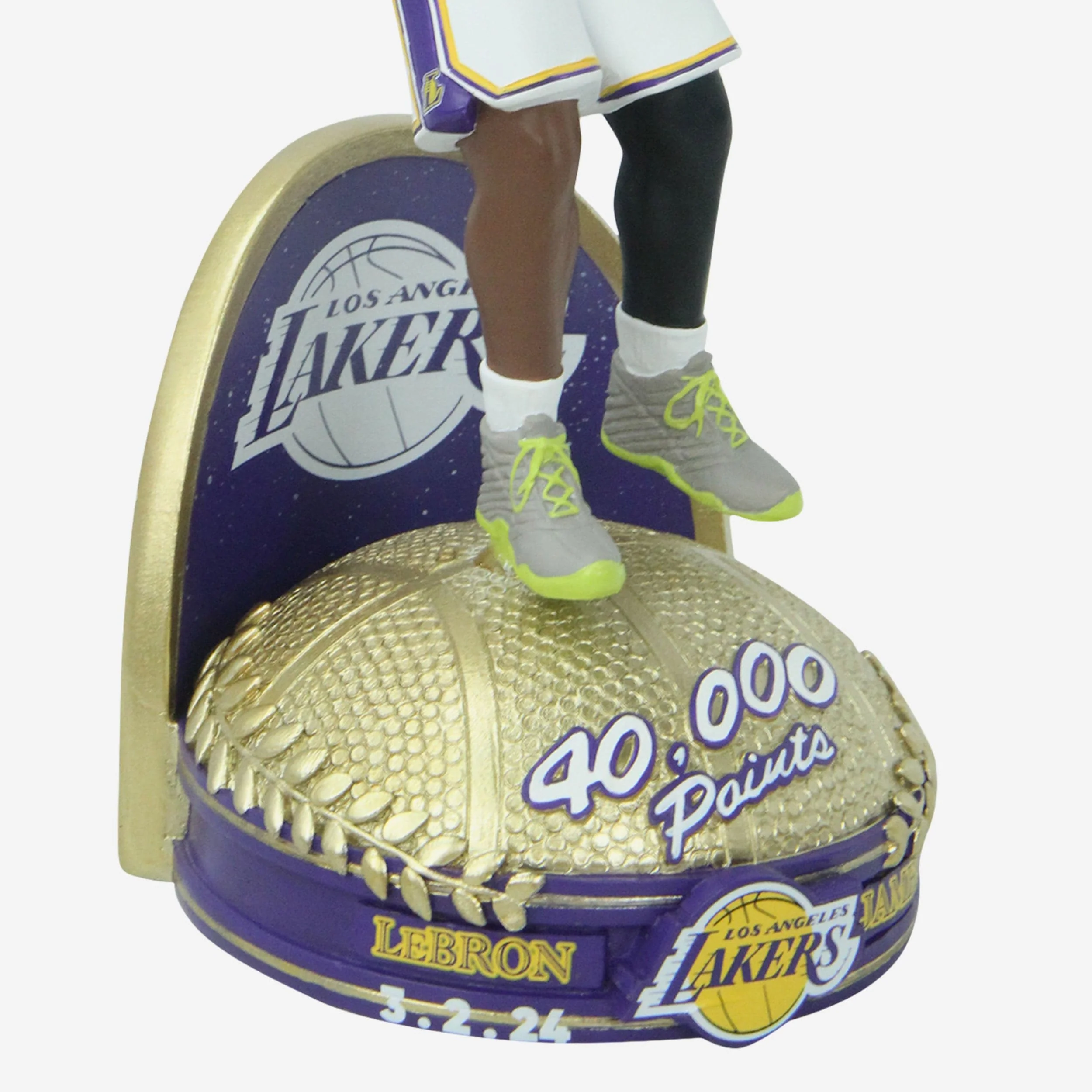 LeBron James Los Angeles Lakers 40,000 Points Milestone Bobblehead - Image 3