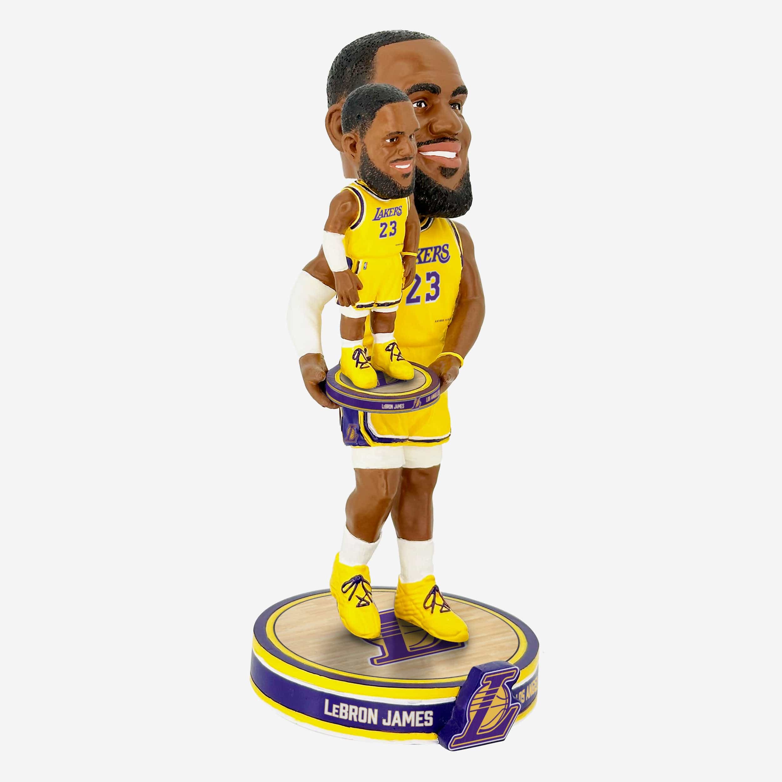 LeBron James Los Angeles Lakers Bobble Dubblz Bobblehead - Image 5