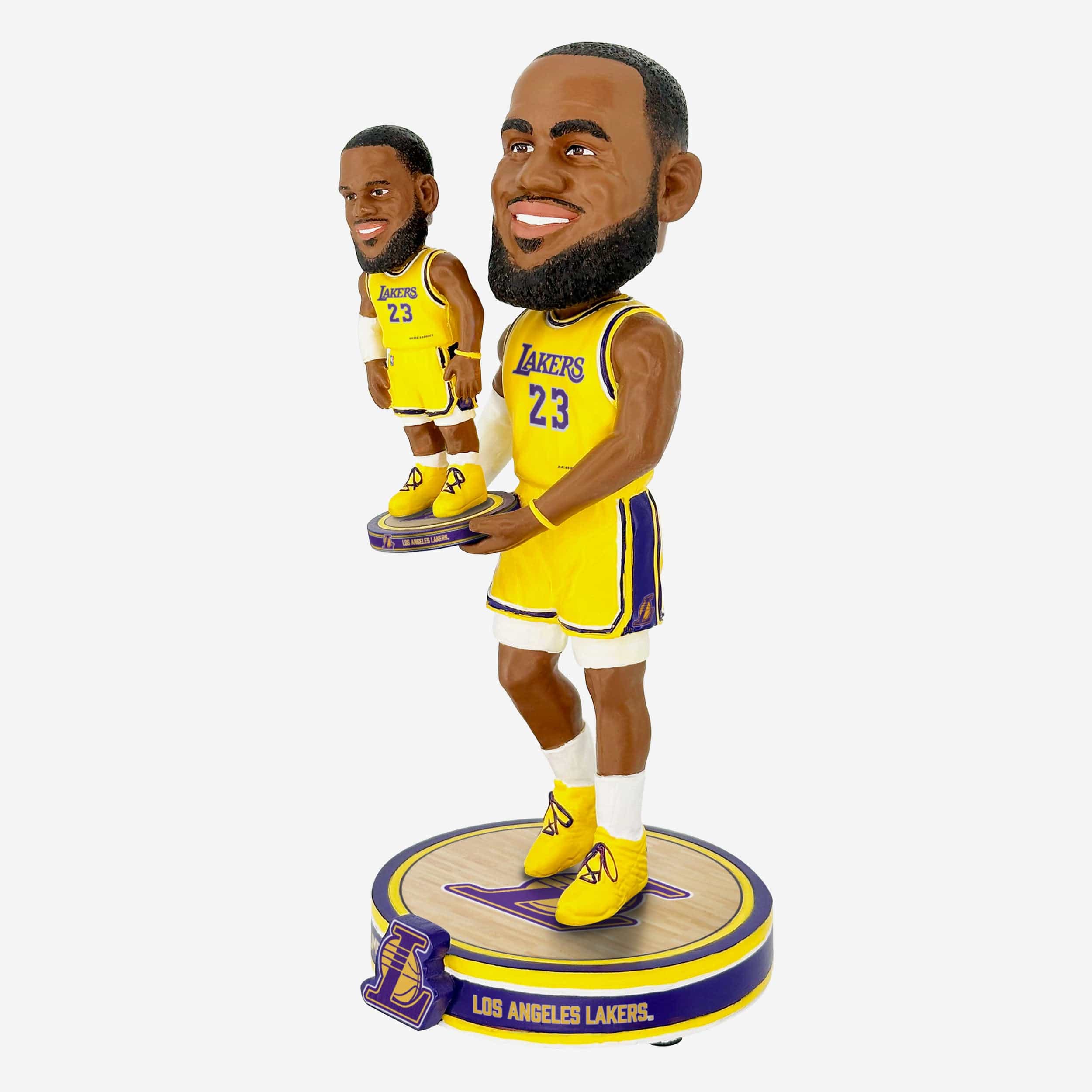 LeBron James Los Angeles Lakers Bobble Dubblz Bobblehead - Image 6