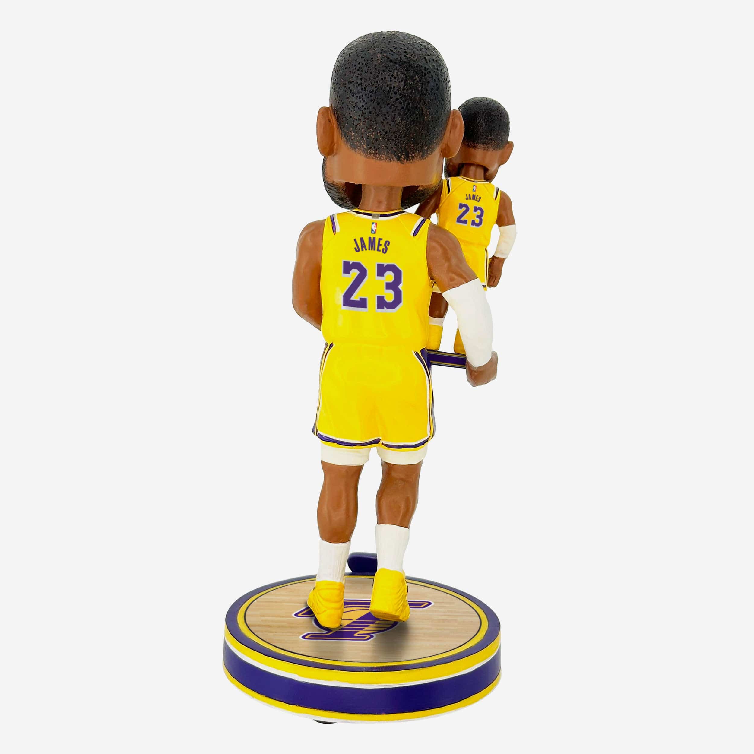 LeBron James Los Angeles Lakers Bobble Dubblz Bobblehead - Image 7