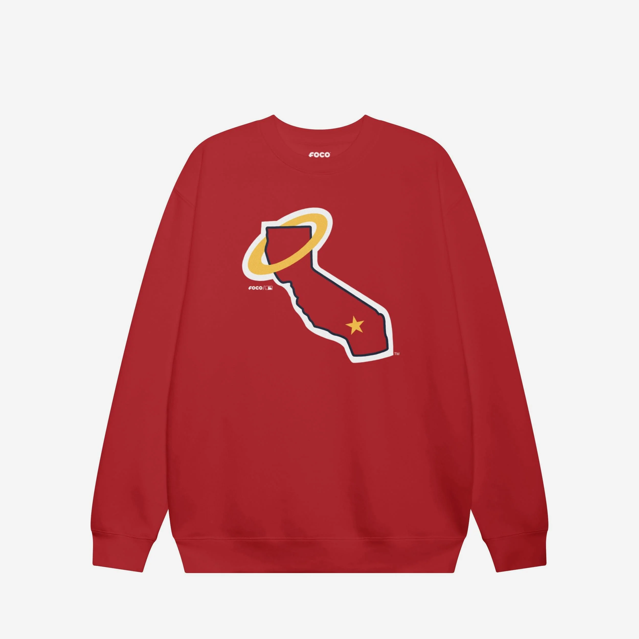 Los Angeles Angels 1970 Alternate Logo Crew Neck Sweatshirt