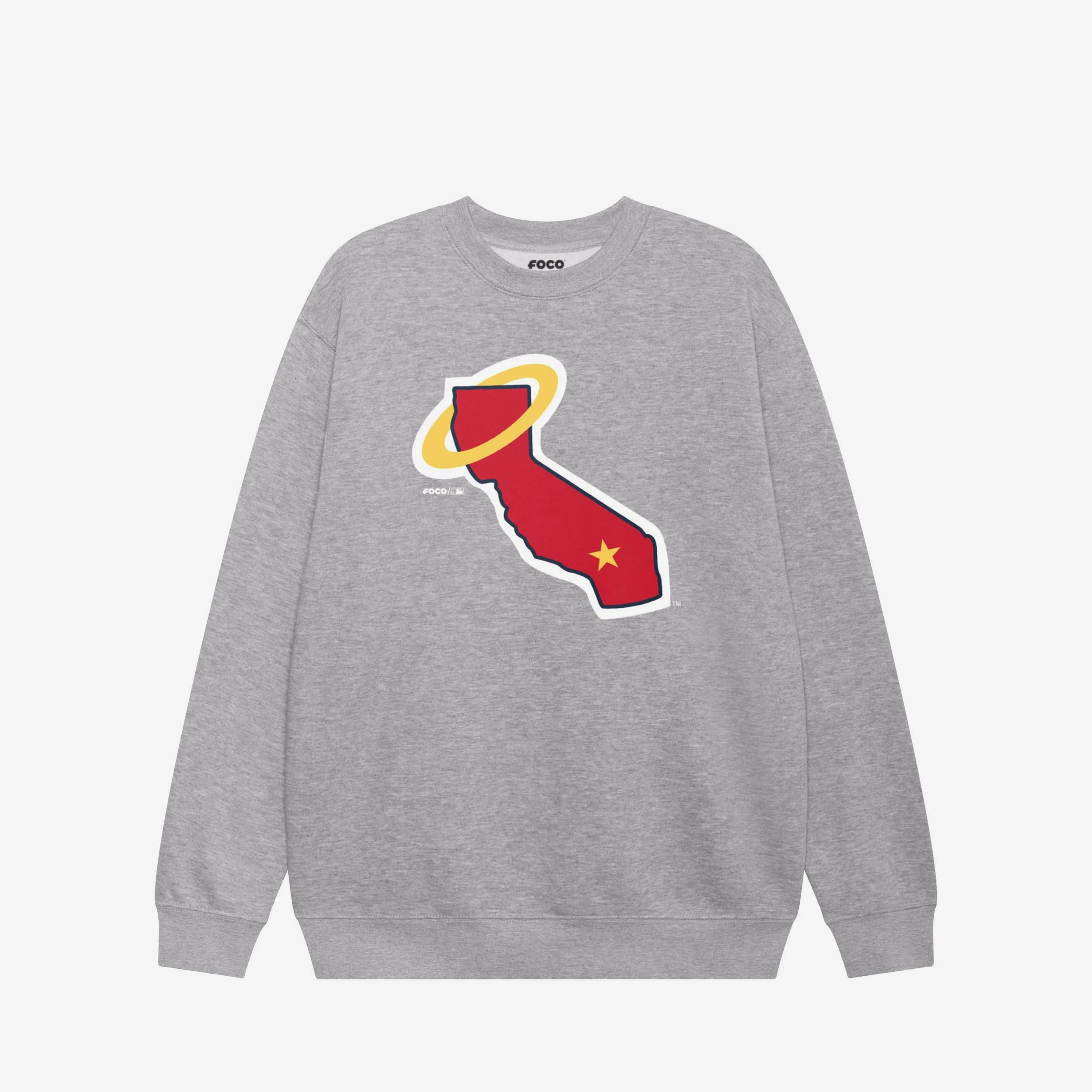 Los Angeles Angels 1970 Alternate Logo Crew Neck Sweatshirt - Image 5