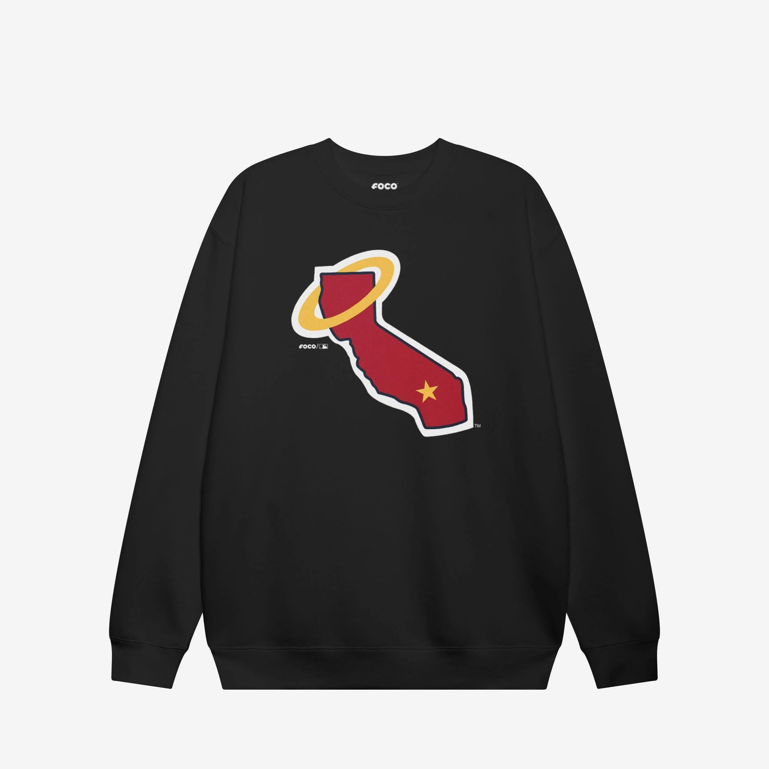 Los Angeles Angels 1970 Alternate Logo Crew Neck Sweatshirt - Image 7