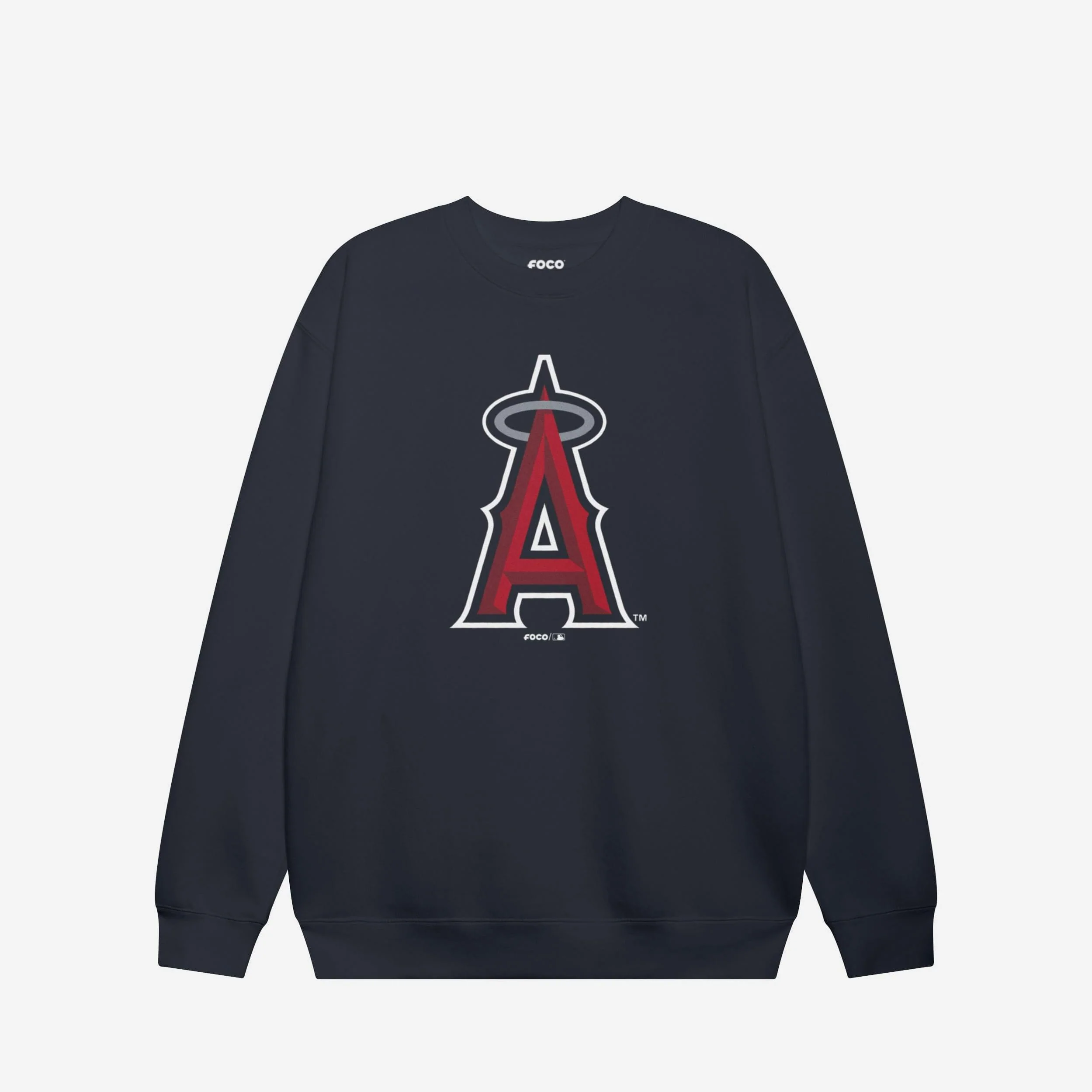 Los Angeles Angels Primary Logo Crew Neck Sweatshirt - Image 3