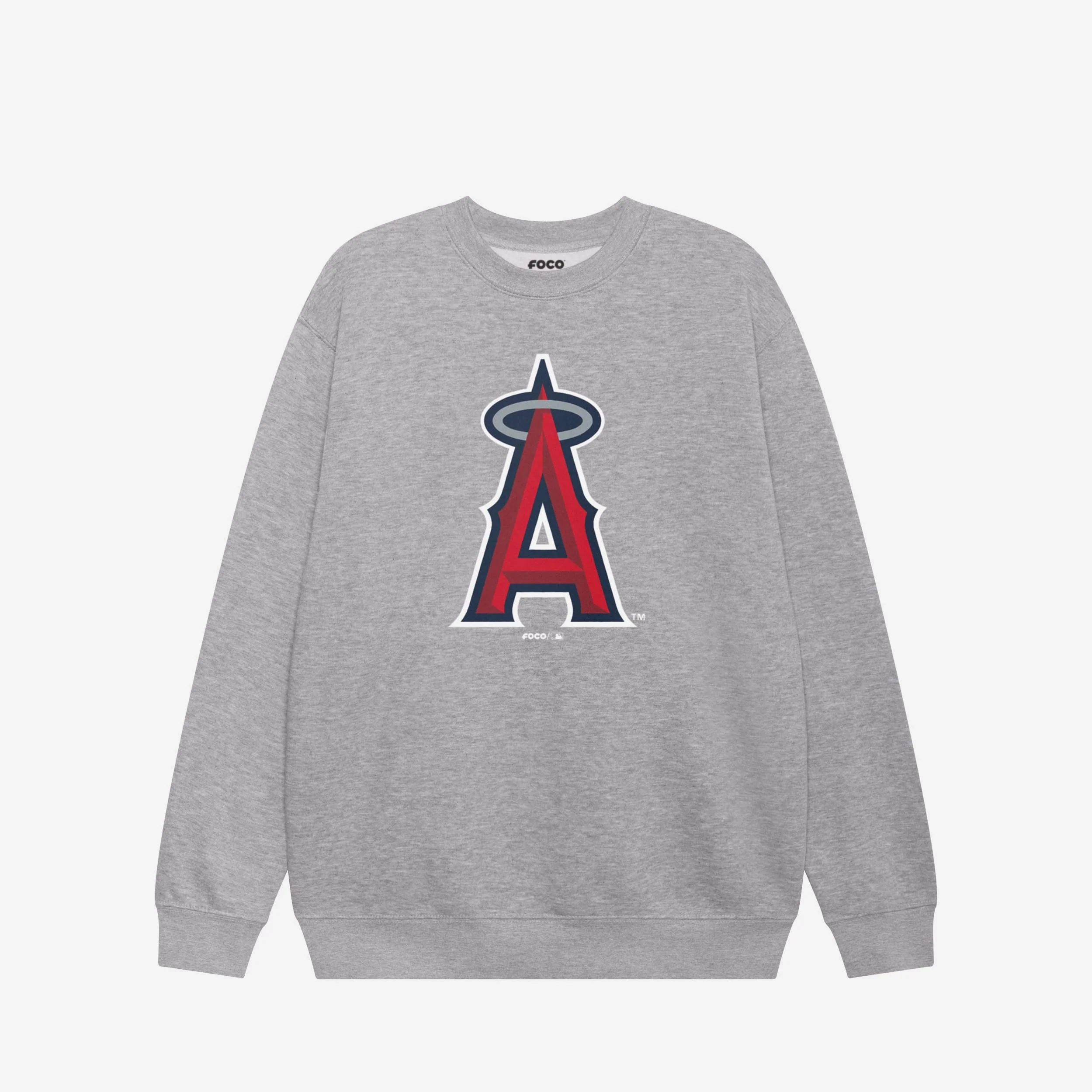 Los Angeles Angels Primary Logo Crew Neck Sweatshirt - Image 5