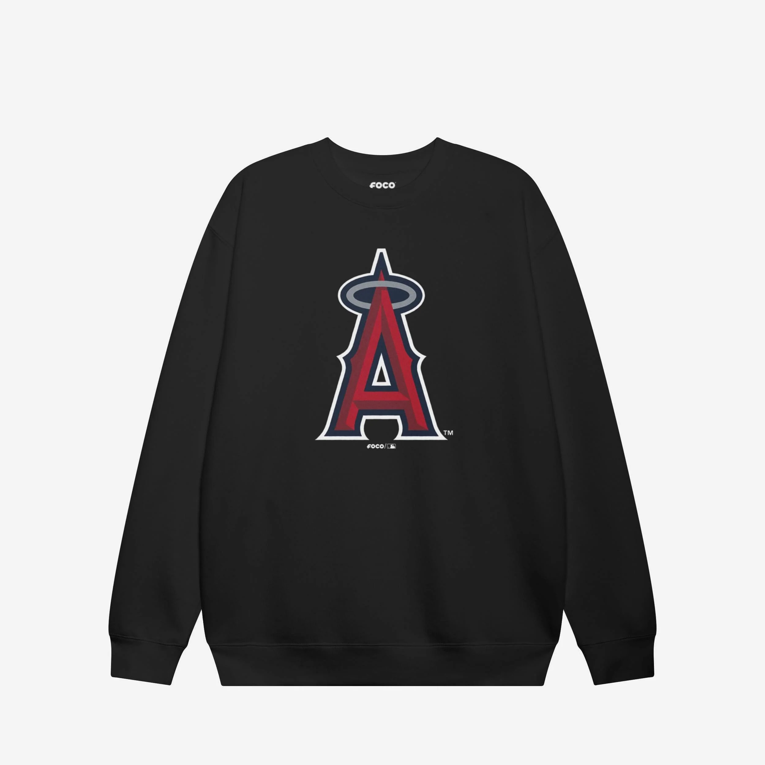Los Angeles Angels Primary Logo Crew Neck Sweatshirt - Image 7