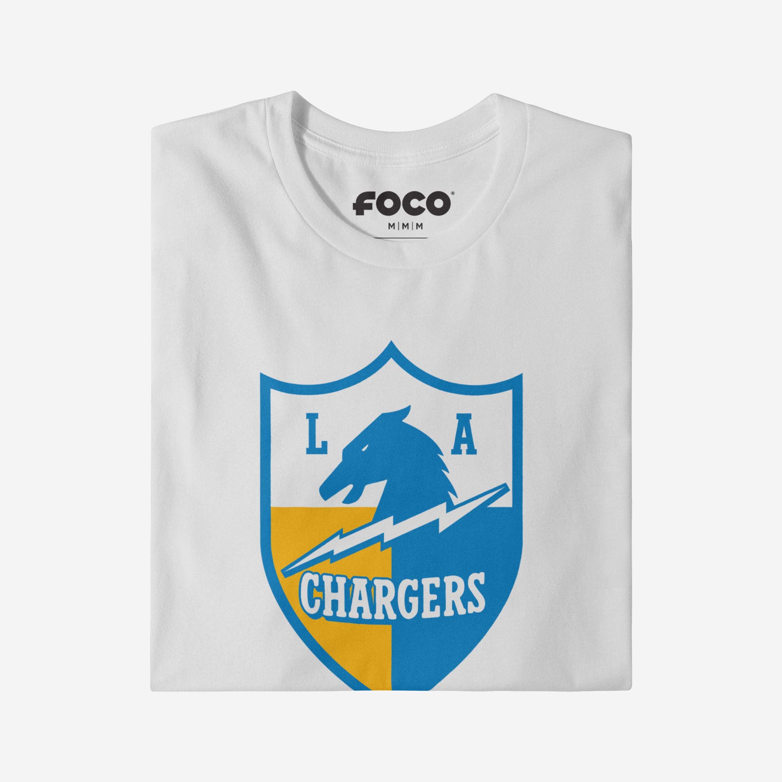 Los Angeles Chargers 1961 Retro Logo T-Shirt - Image 4