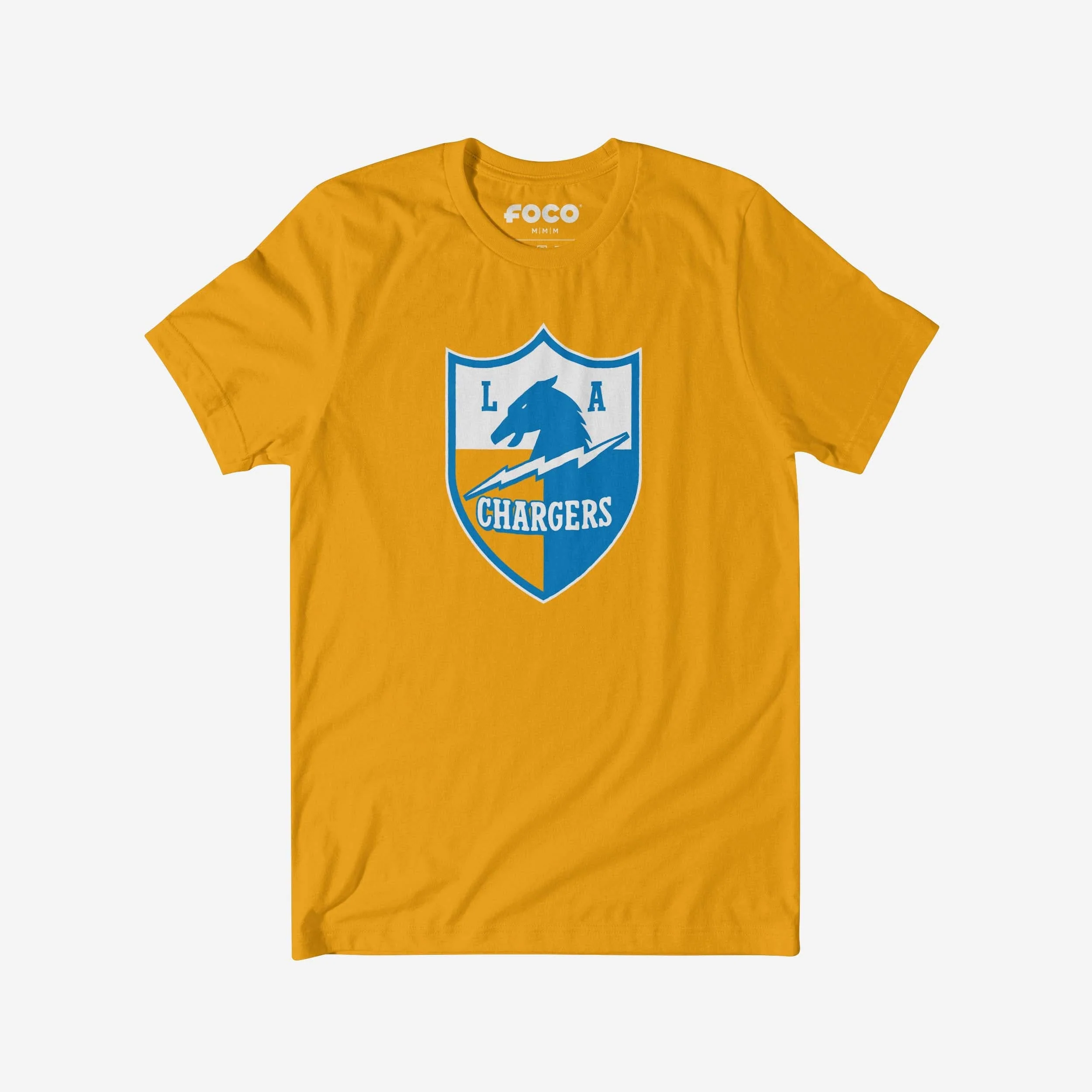 Los Angeles Chargers 1961 Retro Logo T-Shirt - Image 5