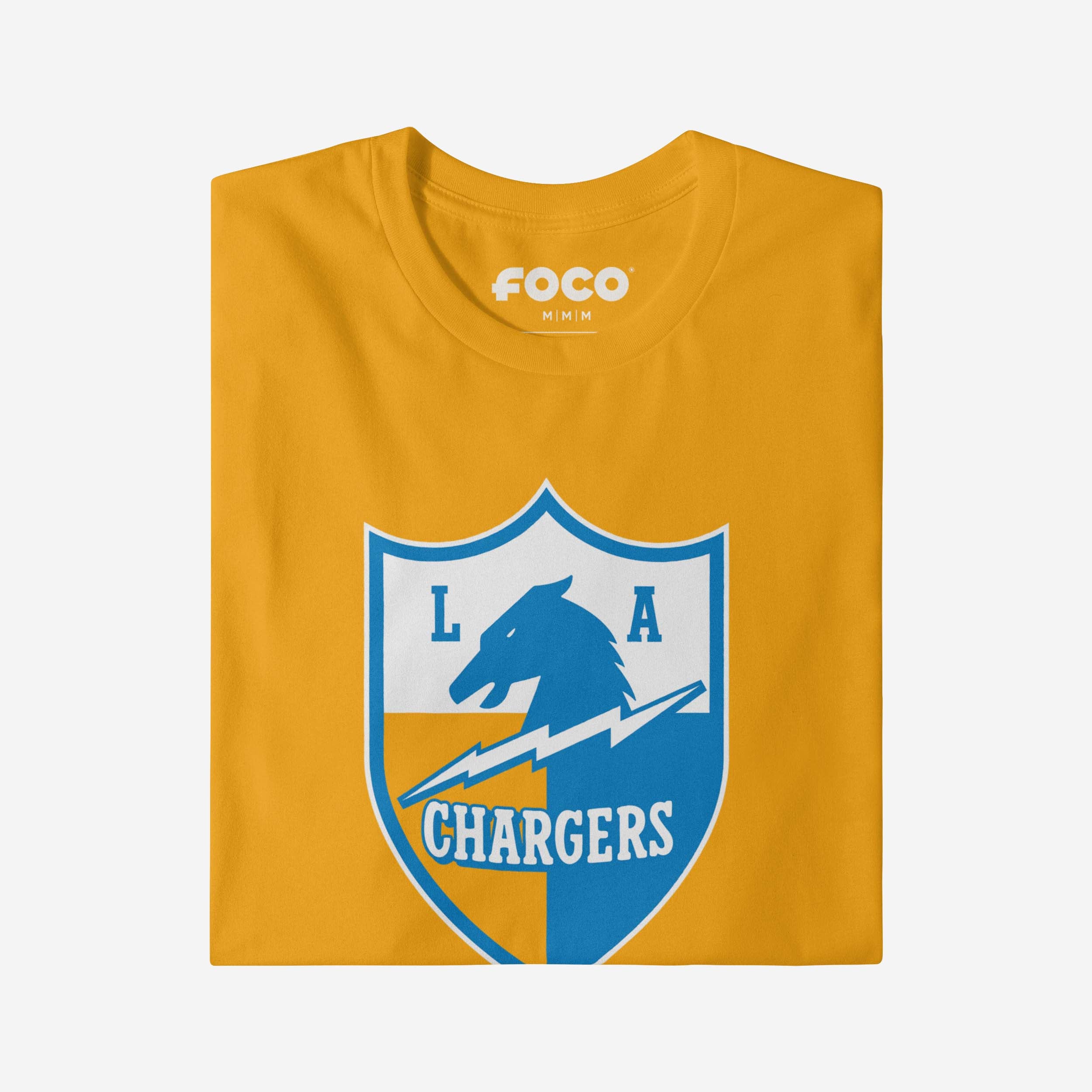Los Angeles Chargers 1961 Retro Logo T-Shirt - Image 7