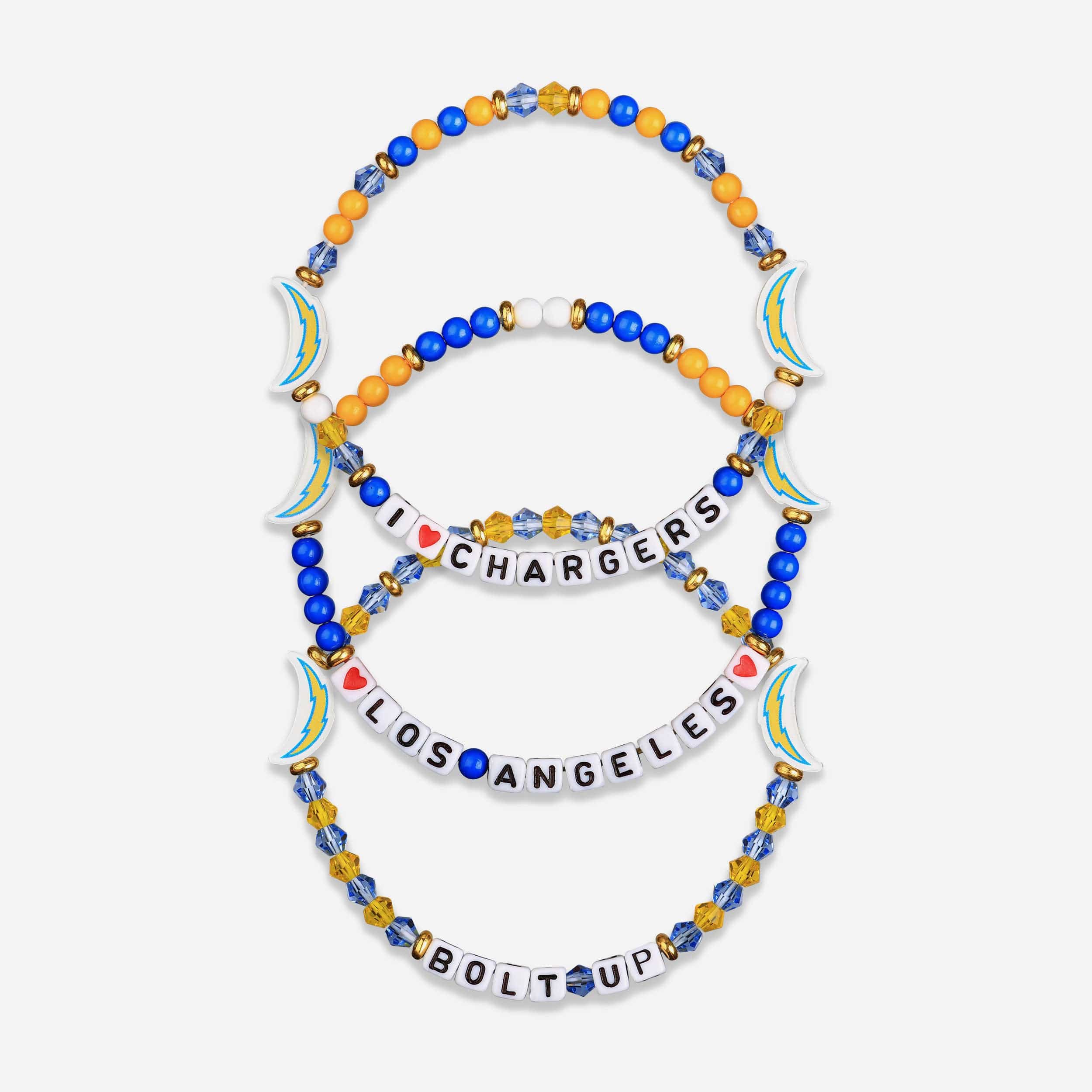Los Angeles Chargers 3 Pack Friendship Bracelet