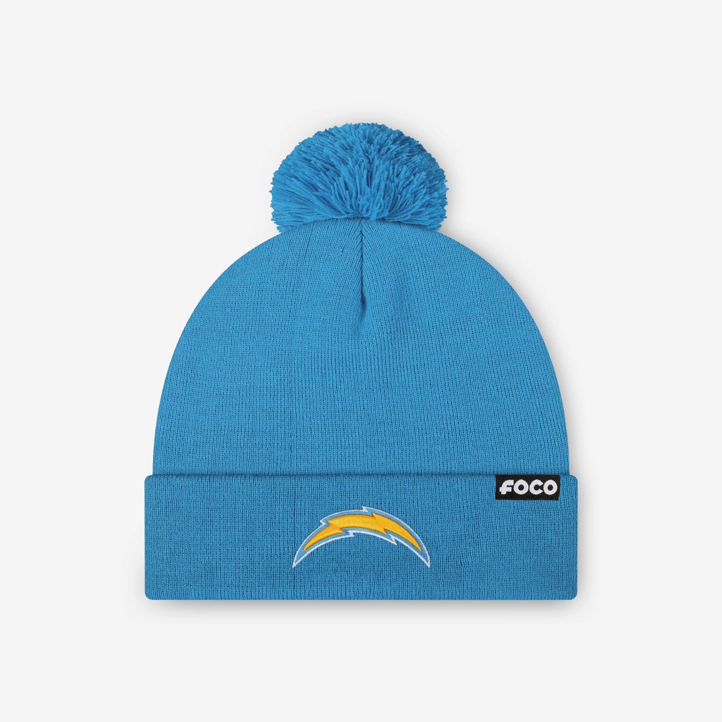 Los Angeles Chargers Basic Primary Logo Pom Beanie