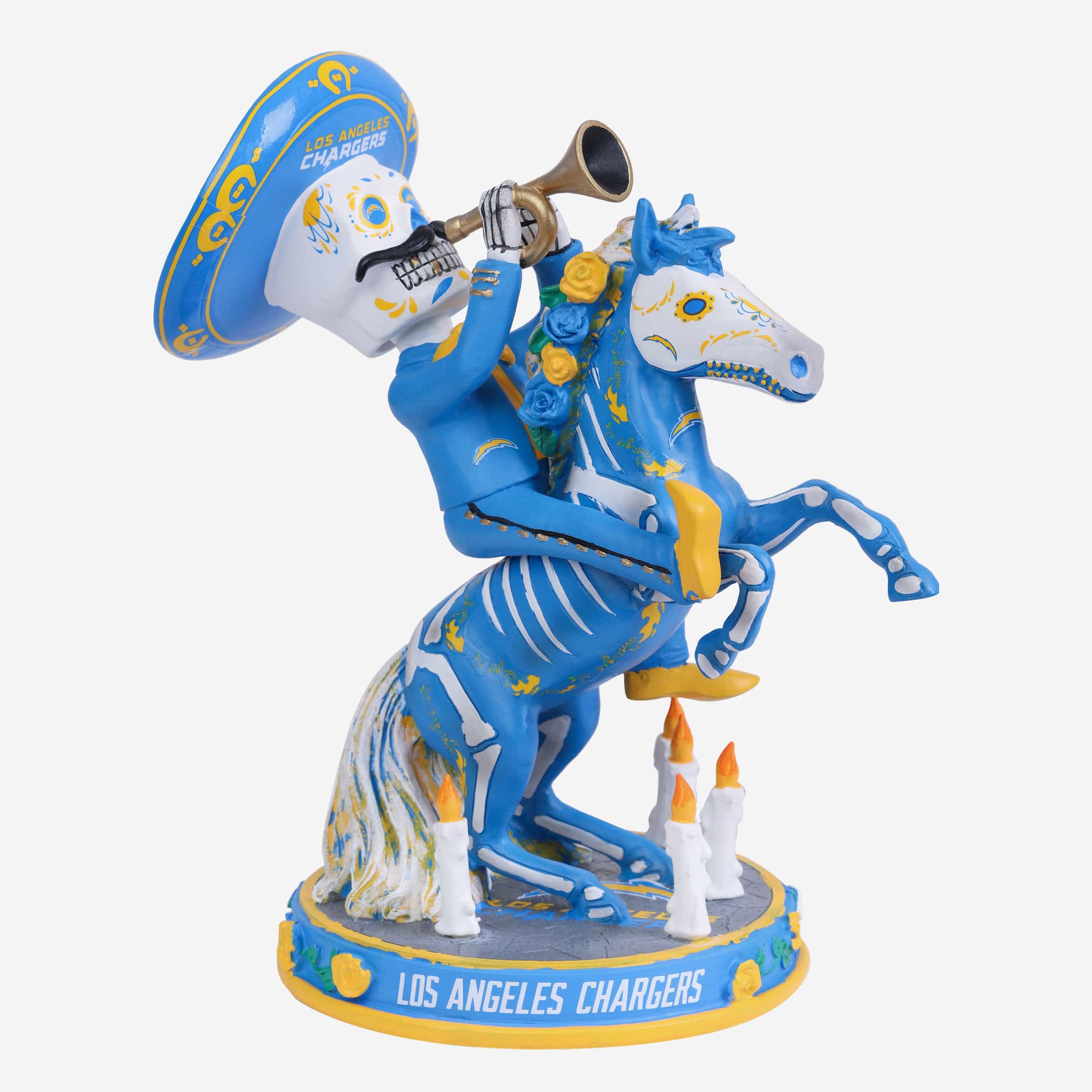 Los Angeles Chargers Calavera Bobblehead