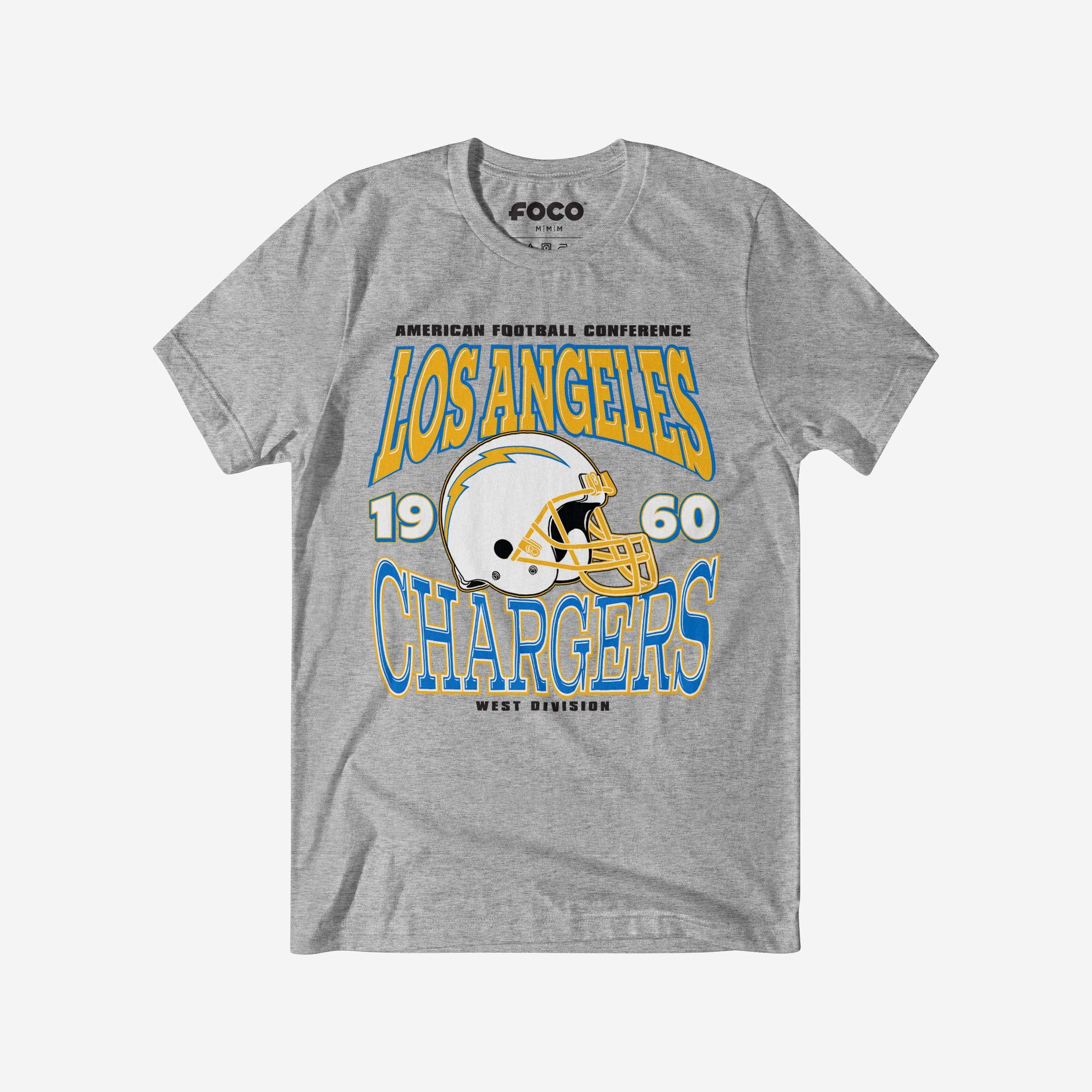 Los Angeles Chargers Classic Team Helmet T-Shirt
