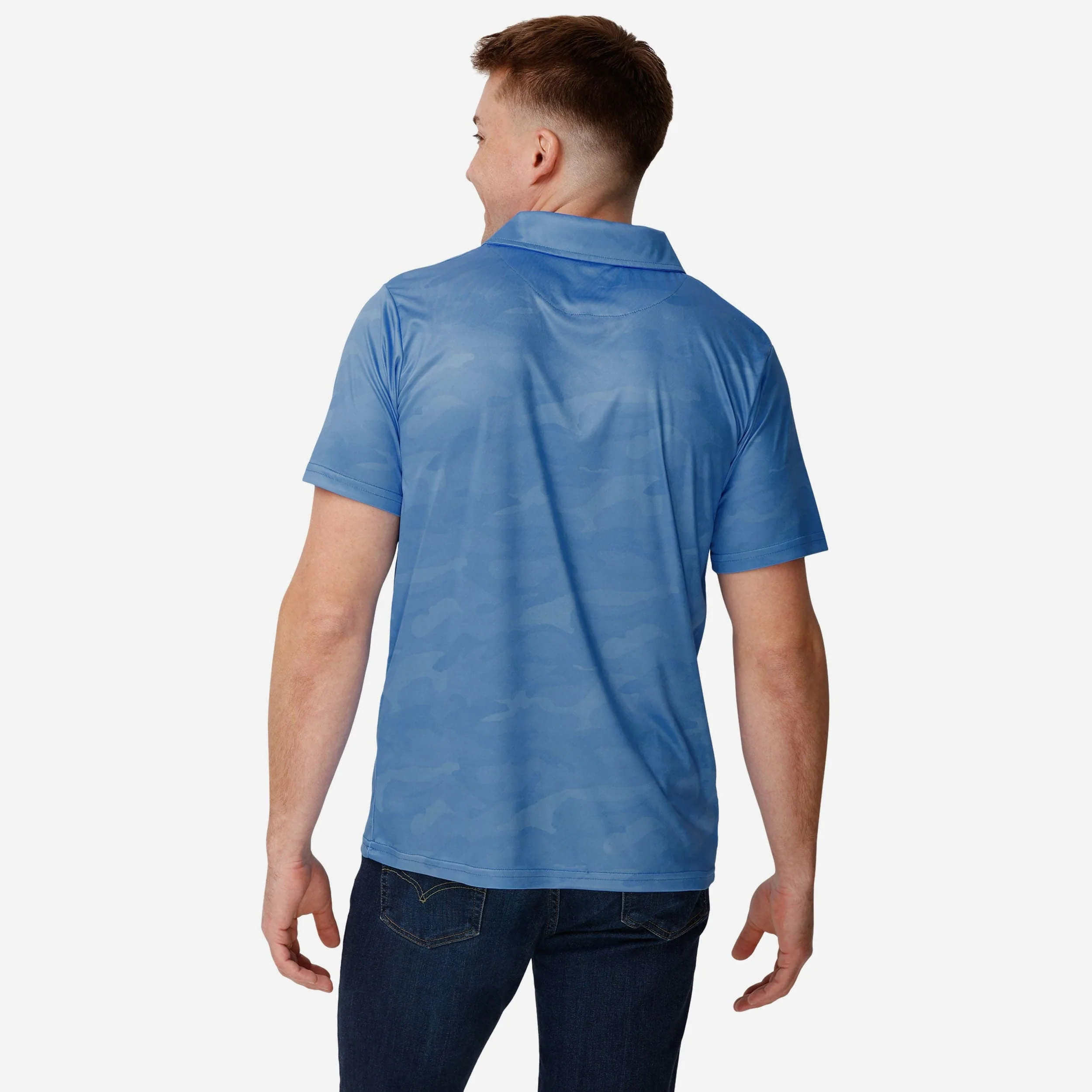 Los Angeles Chargers Color Camo Polyester Polo - Image 2