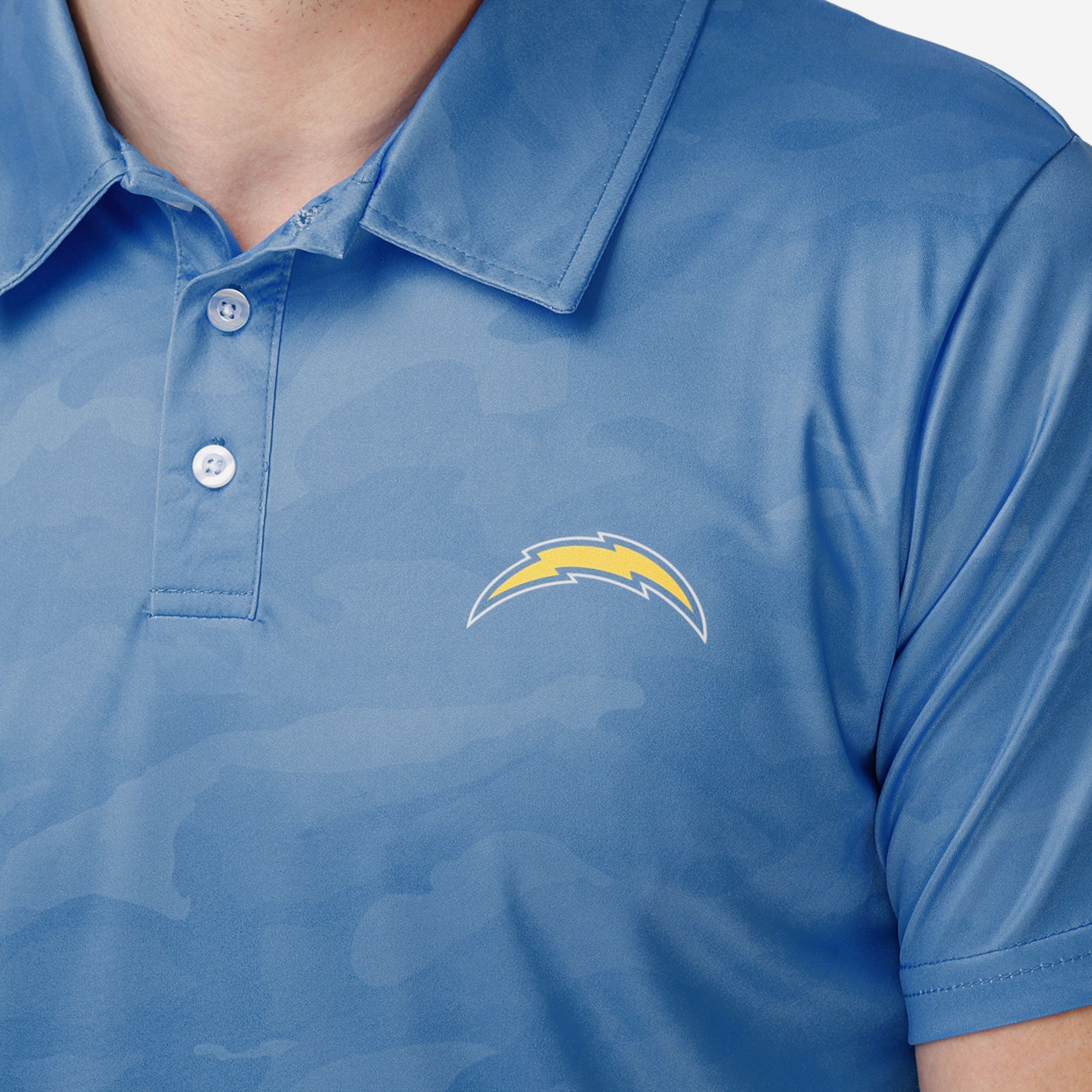 Los Angeles Chargers Color Camo Polyester Polo - Image 3
