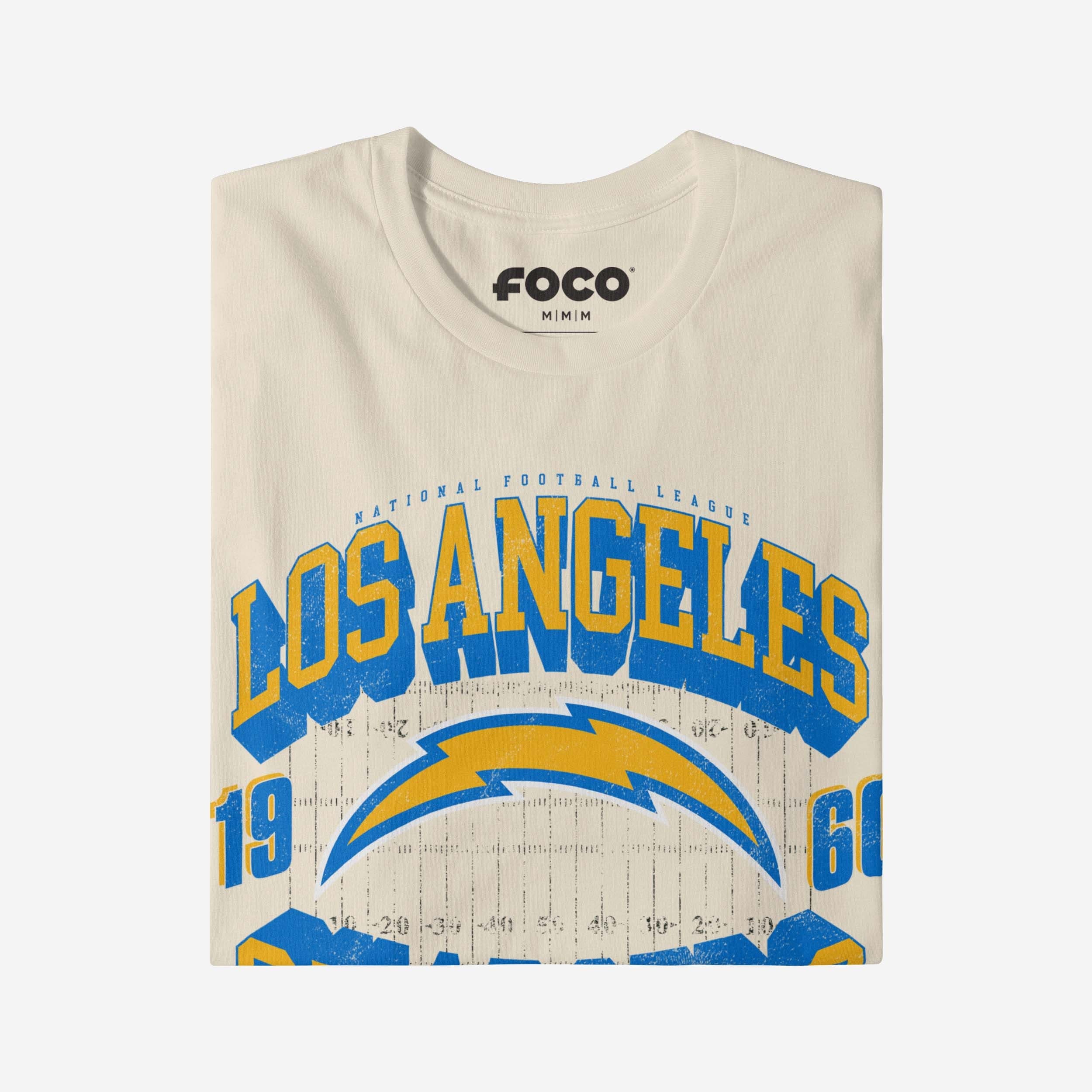Los Angeles Chargers Field Arched Wordmark T-Shirt - Image 4