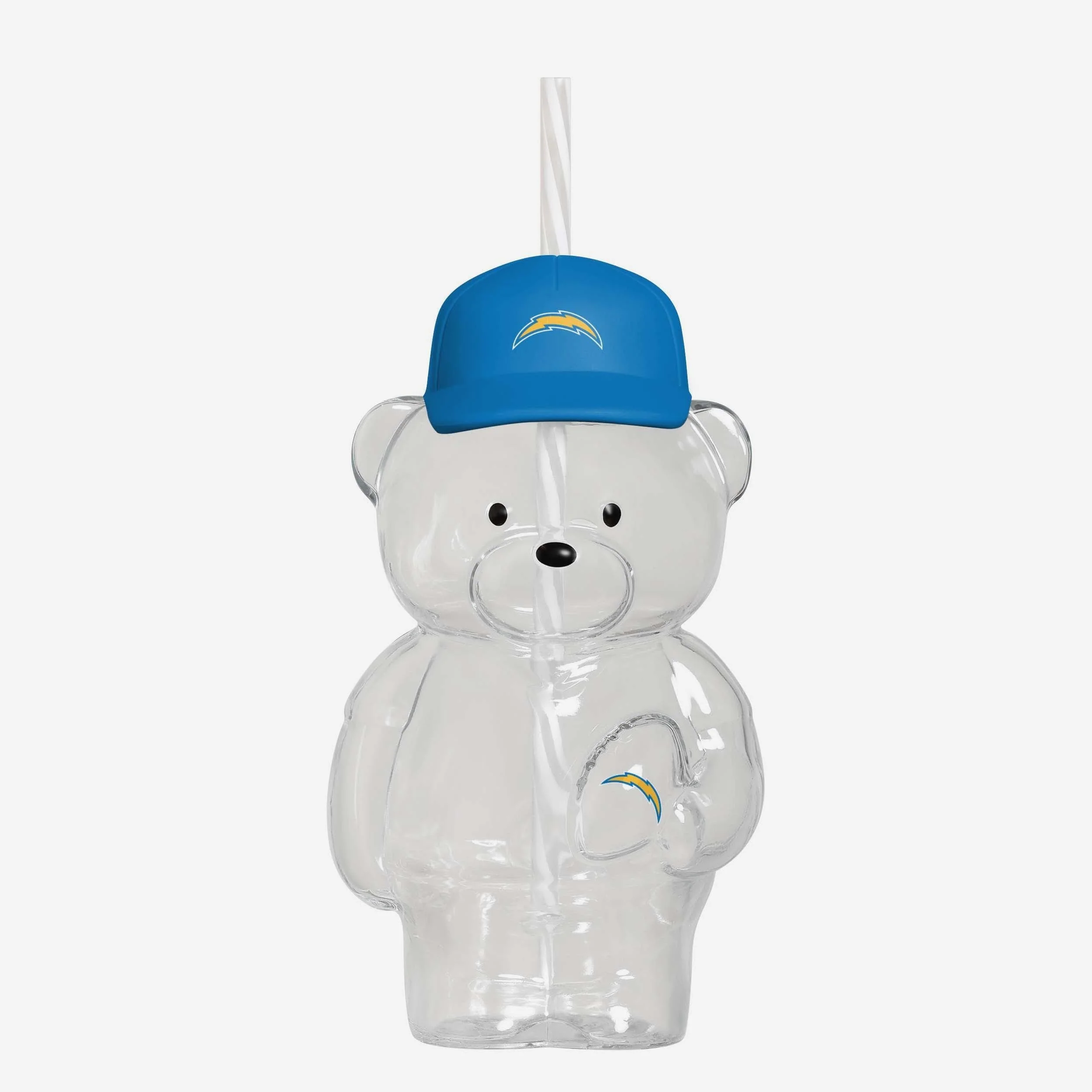 Los Angeles Chargers Glass Bear Tumbler