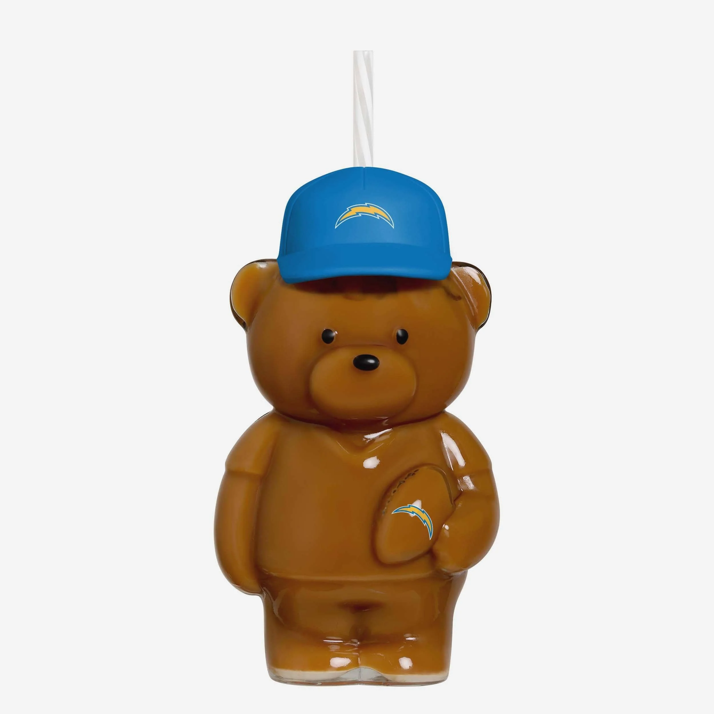 Los Angeles Chargers Glass Bear Tumbler - Image 2