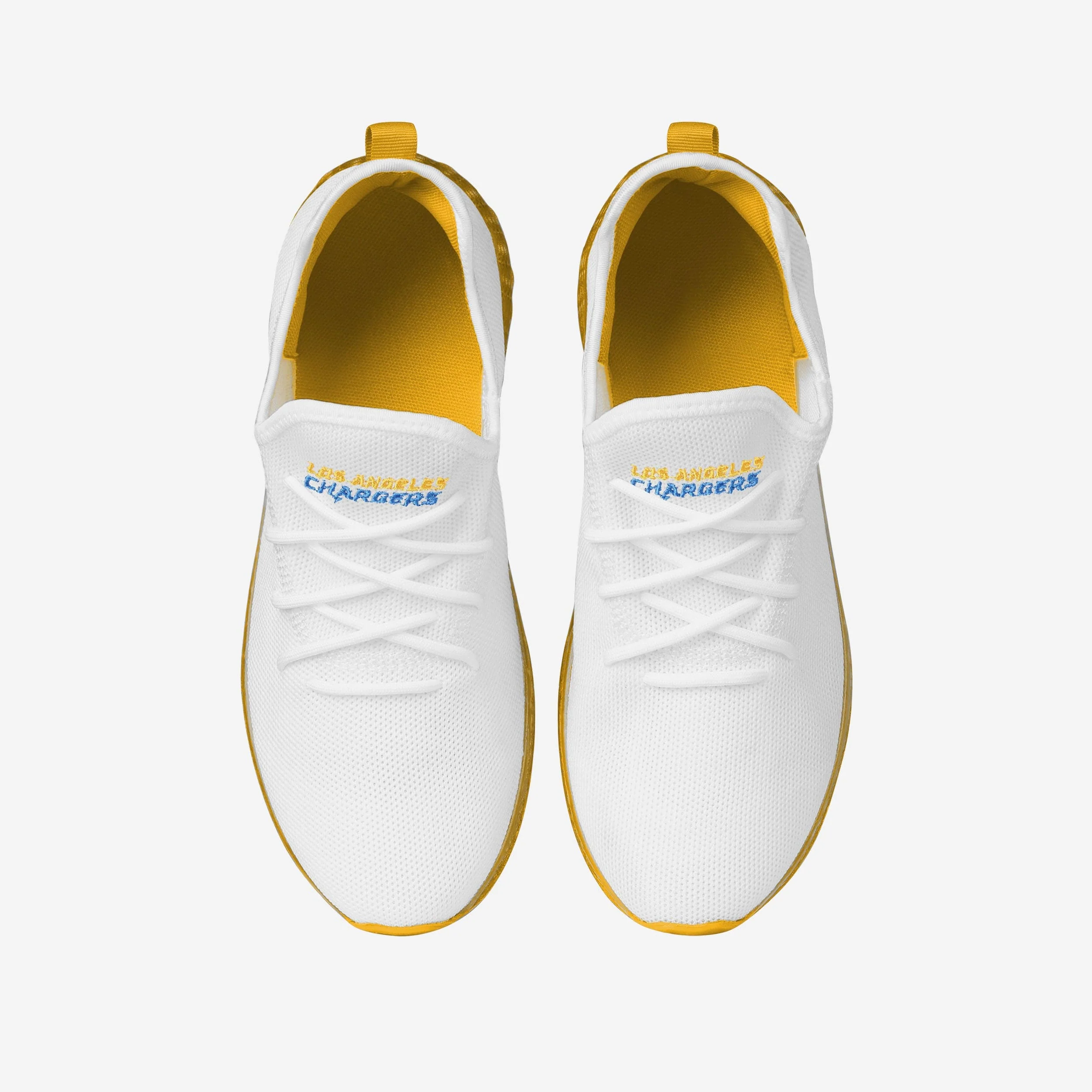 Los Angeles Chargers Gradient Midsole White Sneakers - Image 4