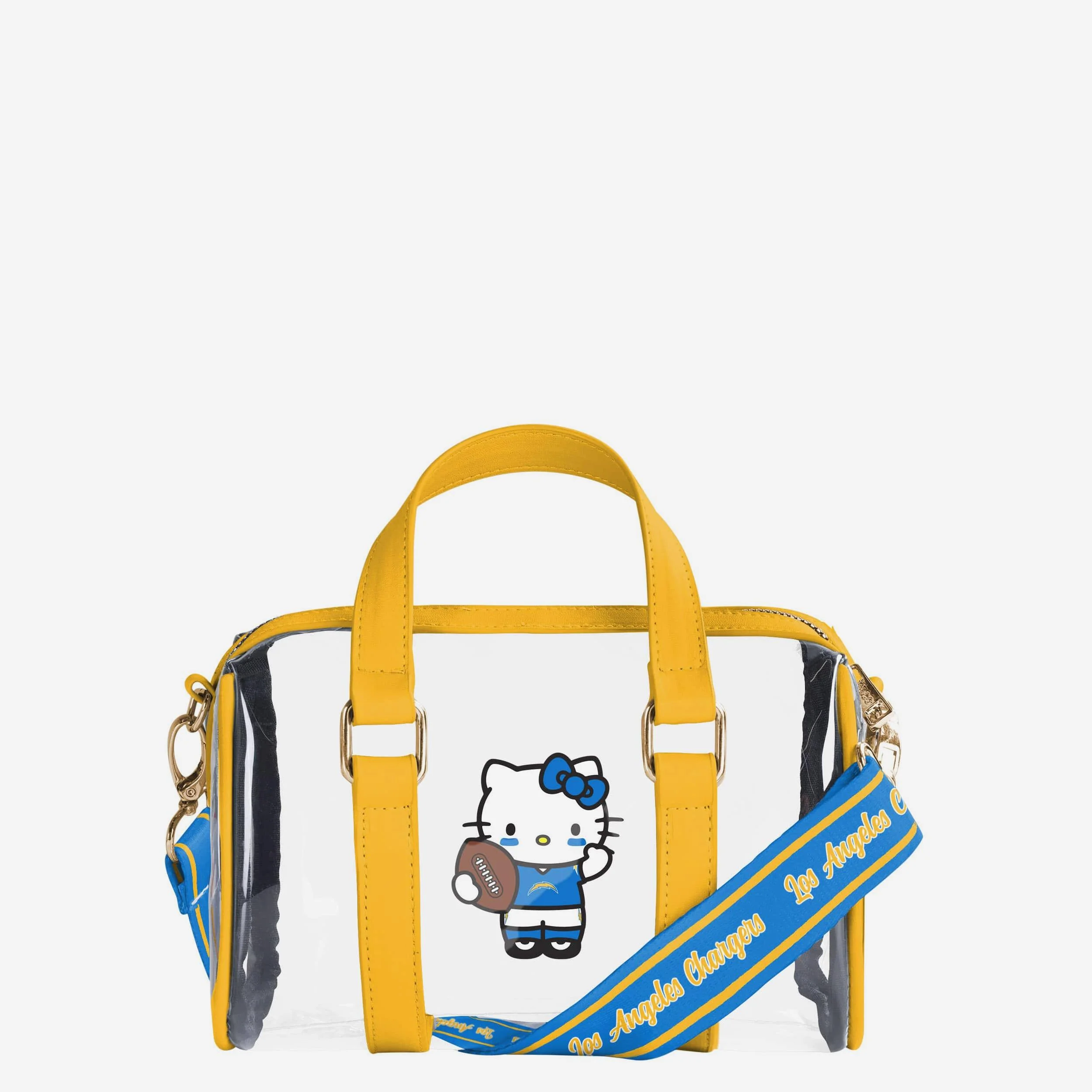Los Angeles Chargers Hello Kitty® Clear Barrel Bag