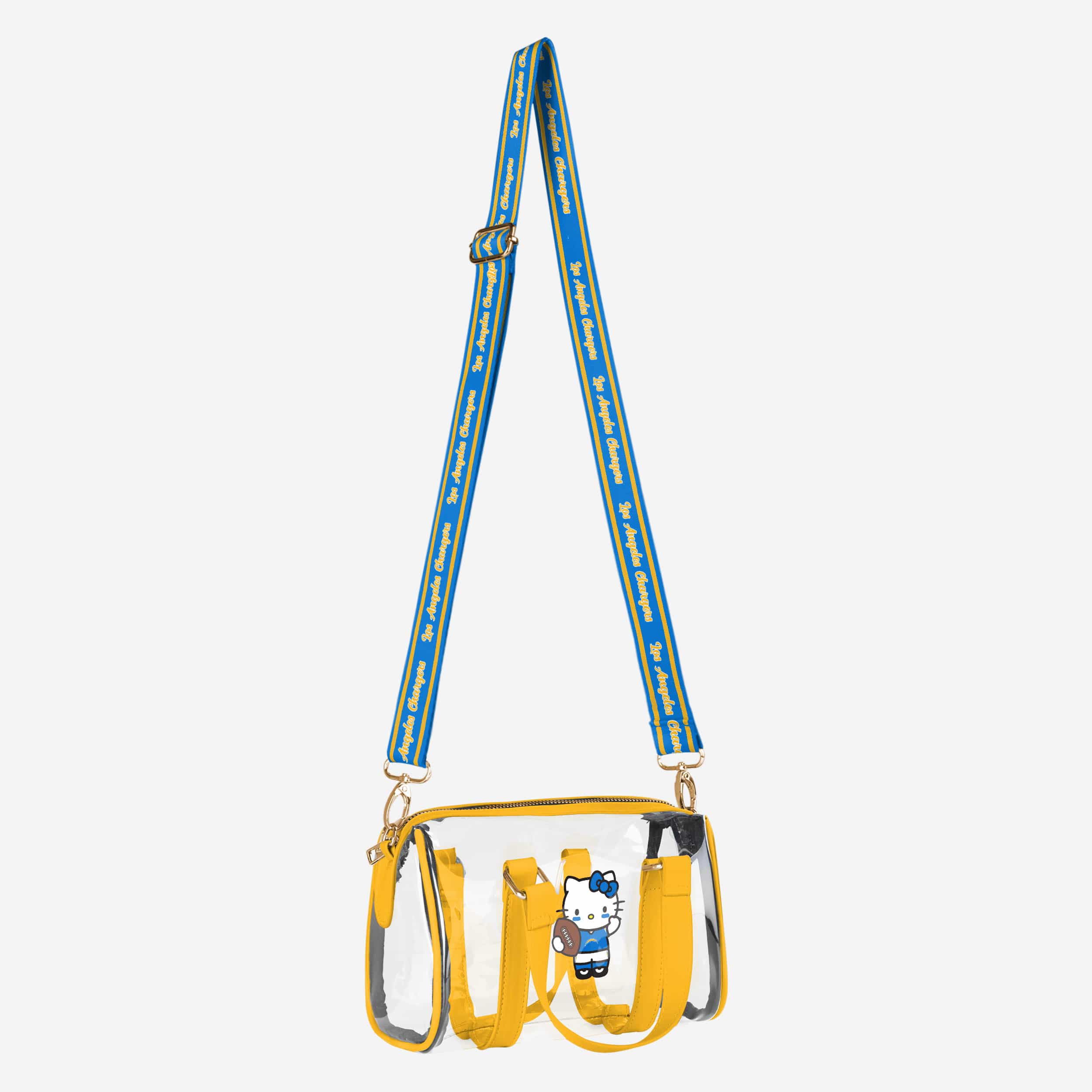 Los Angeles Chargers Hello Kitty® Clear Barrel Bag - Image 2