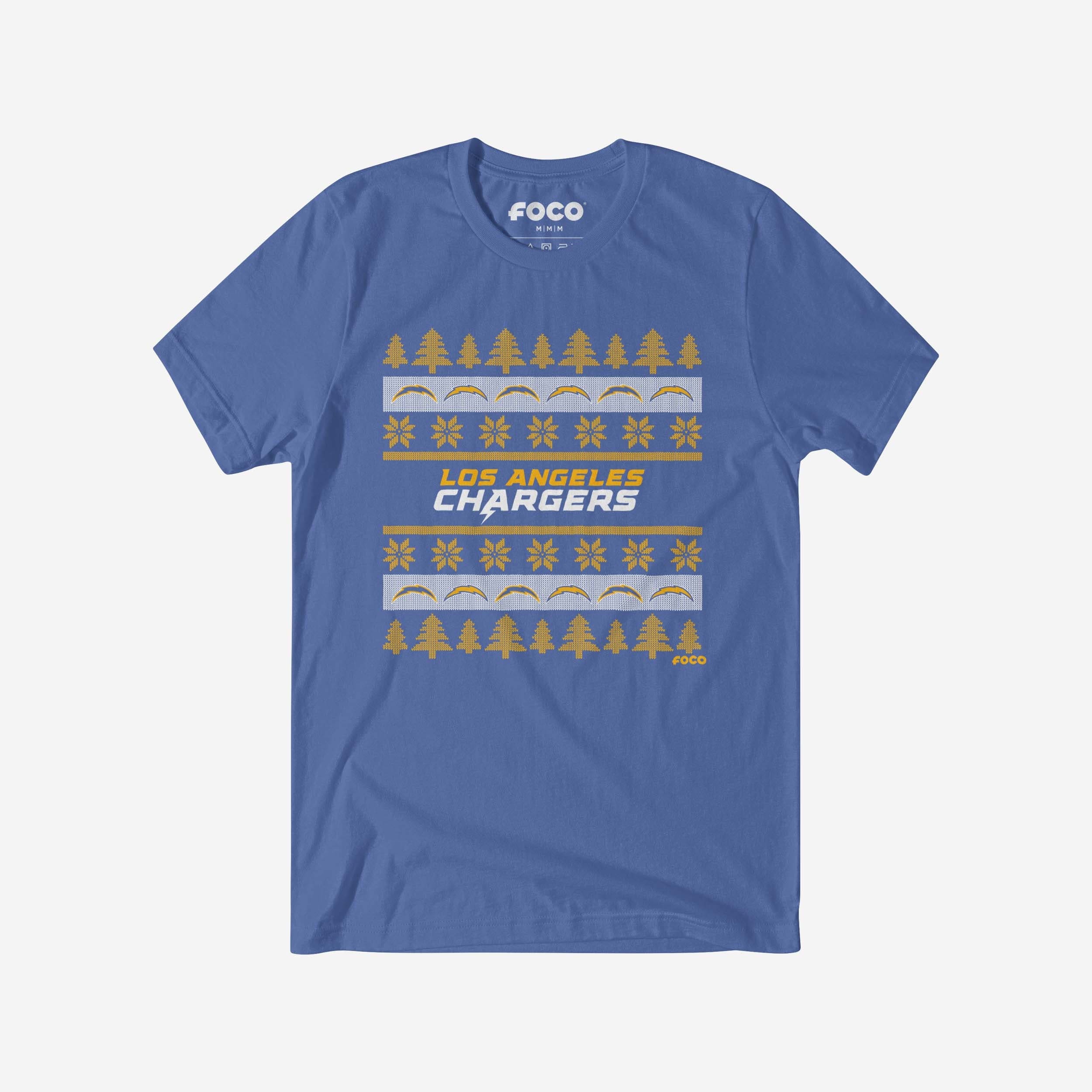 Los Angeles Chargers Holiday Sweater T-Shirt