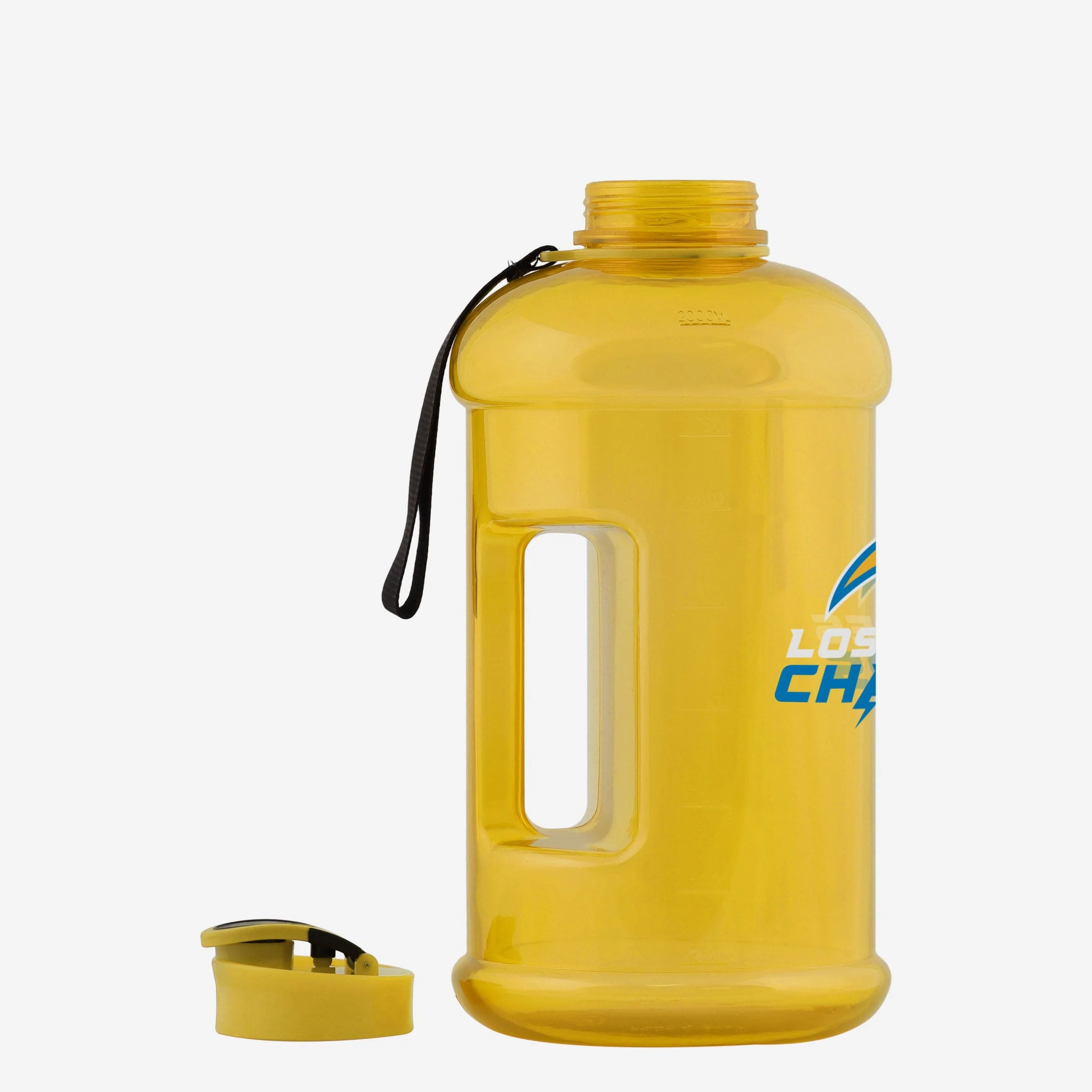 Los Angeles Chargers Large Team Color Clear Sports Bottle - Image 3