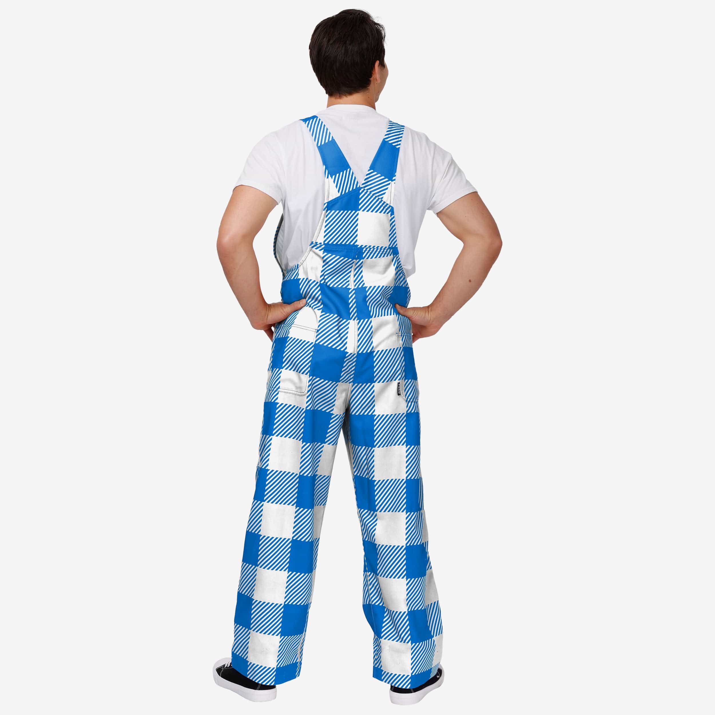 Los Angeles Chargers Mens Plaid Bib Overalls - Image 2