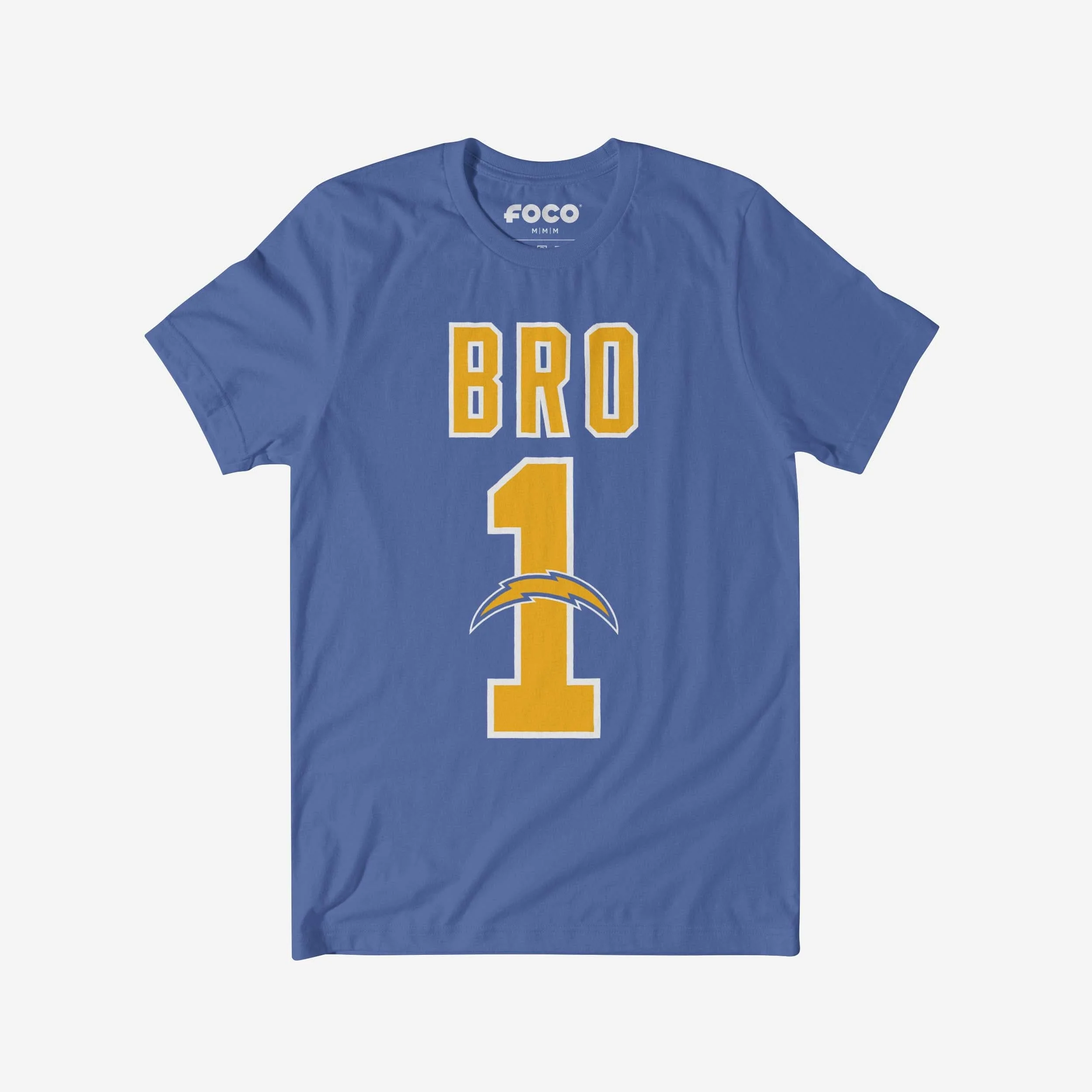 Los Angeles Chargers Number 1 Bro T-Shirt