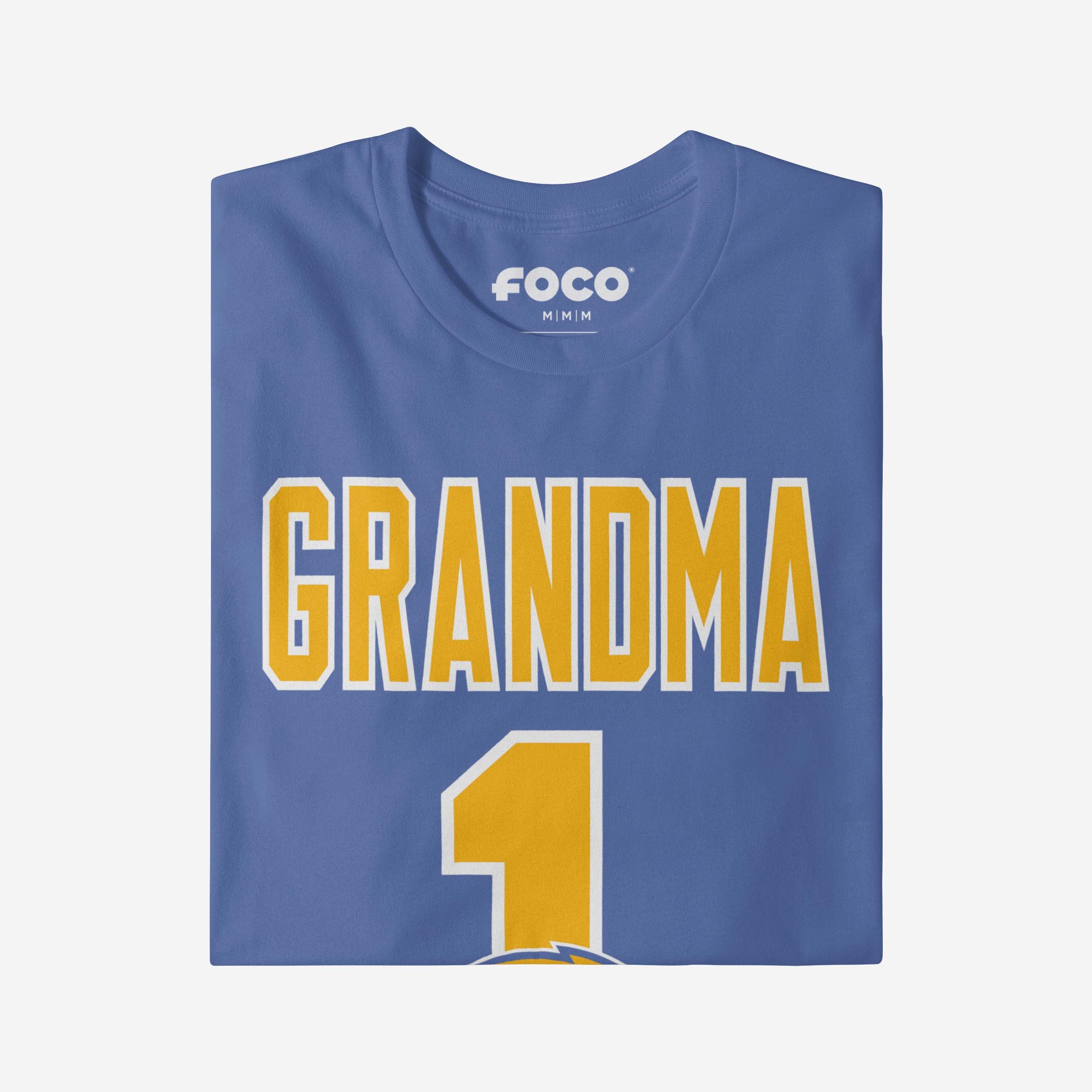 Los Angeles Chargers Number 1 Grandma T-Shirt - Image 3