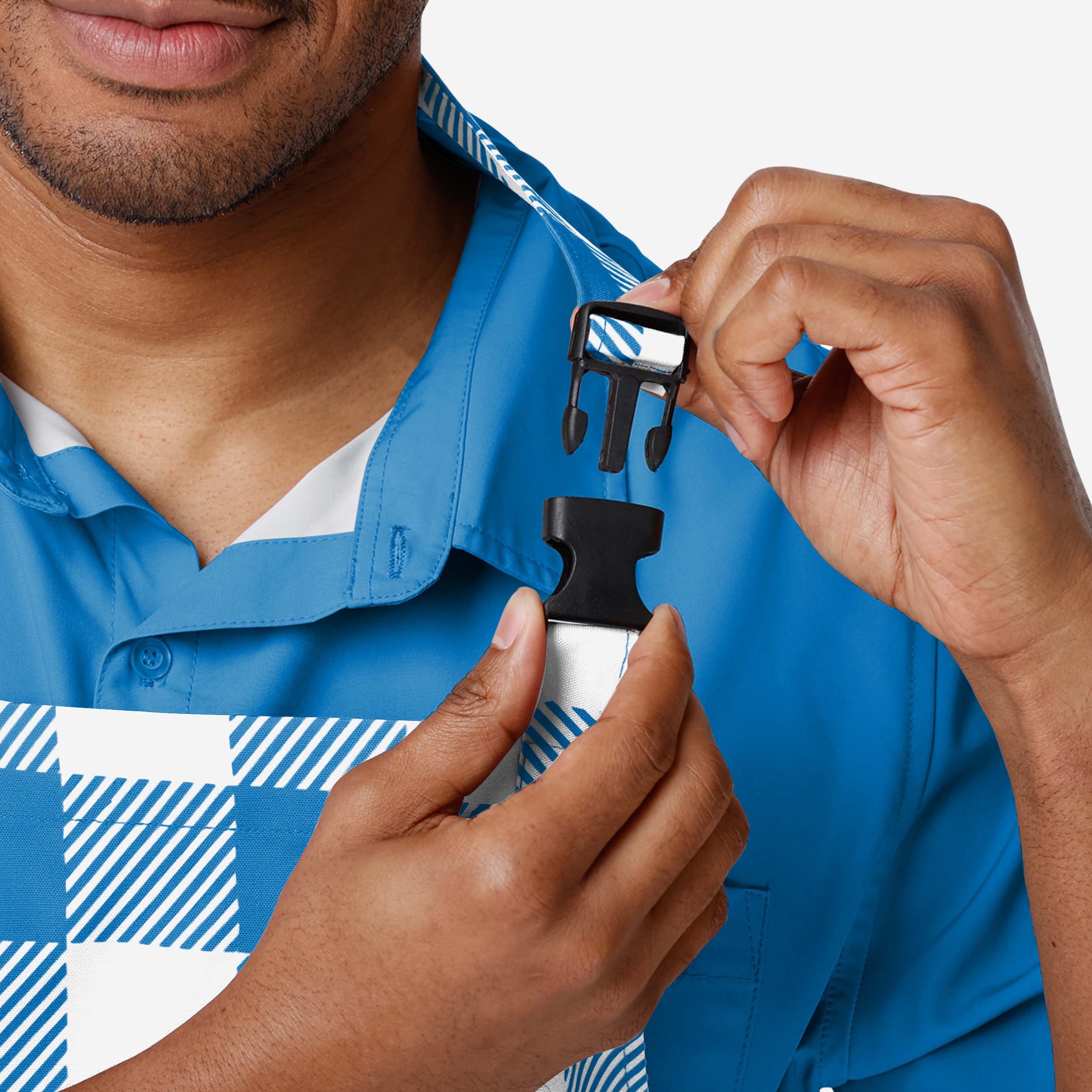 Los Angeles Chargers Plaid Apron - Image 3