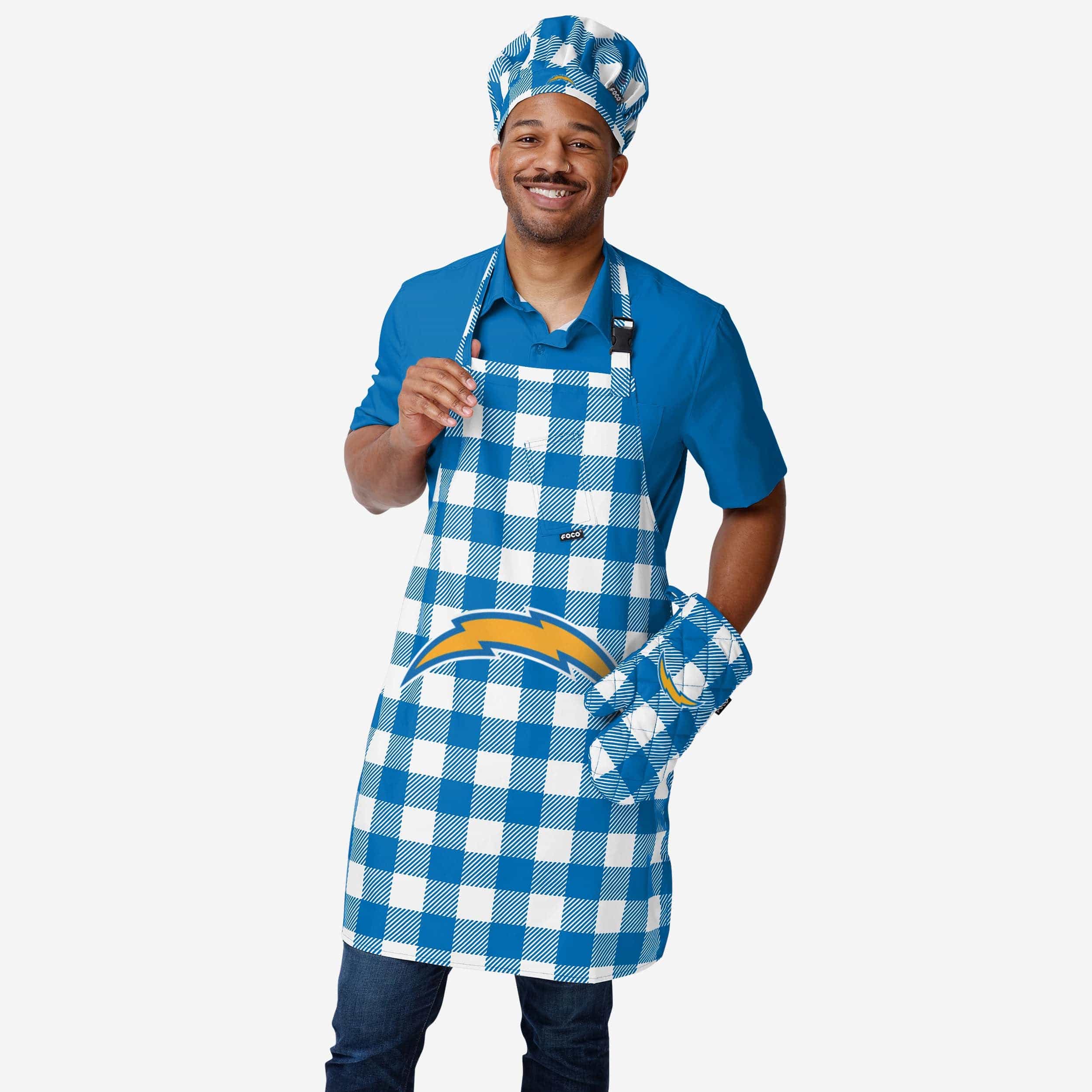 Los Angeles Chargers Plaid Chef Set - Image 2
