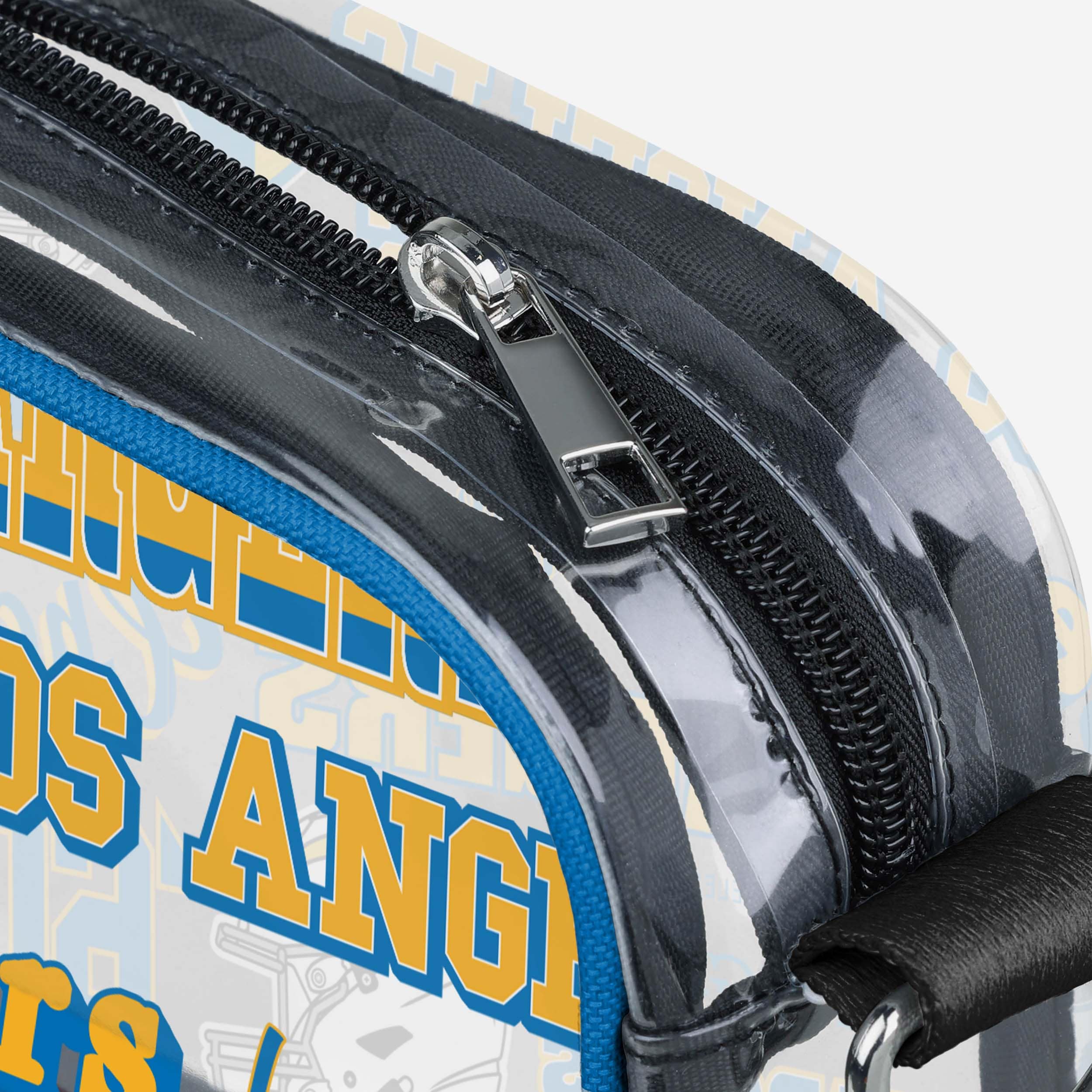 Los Angeles Chargers Repeat Retro Print Clear Crossbody Bag - Image 4