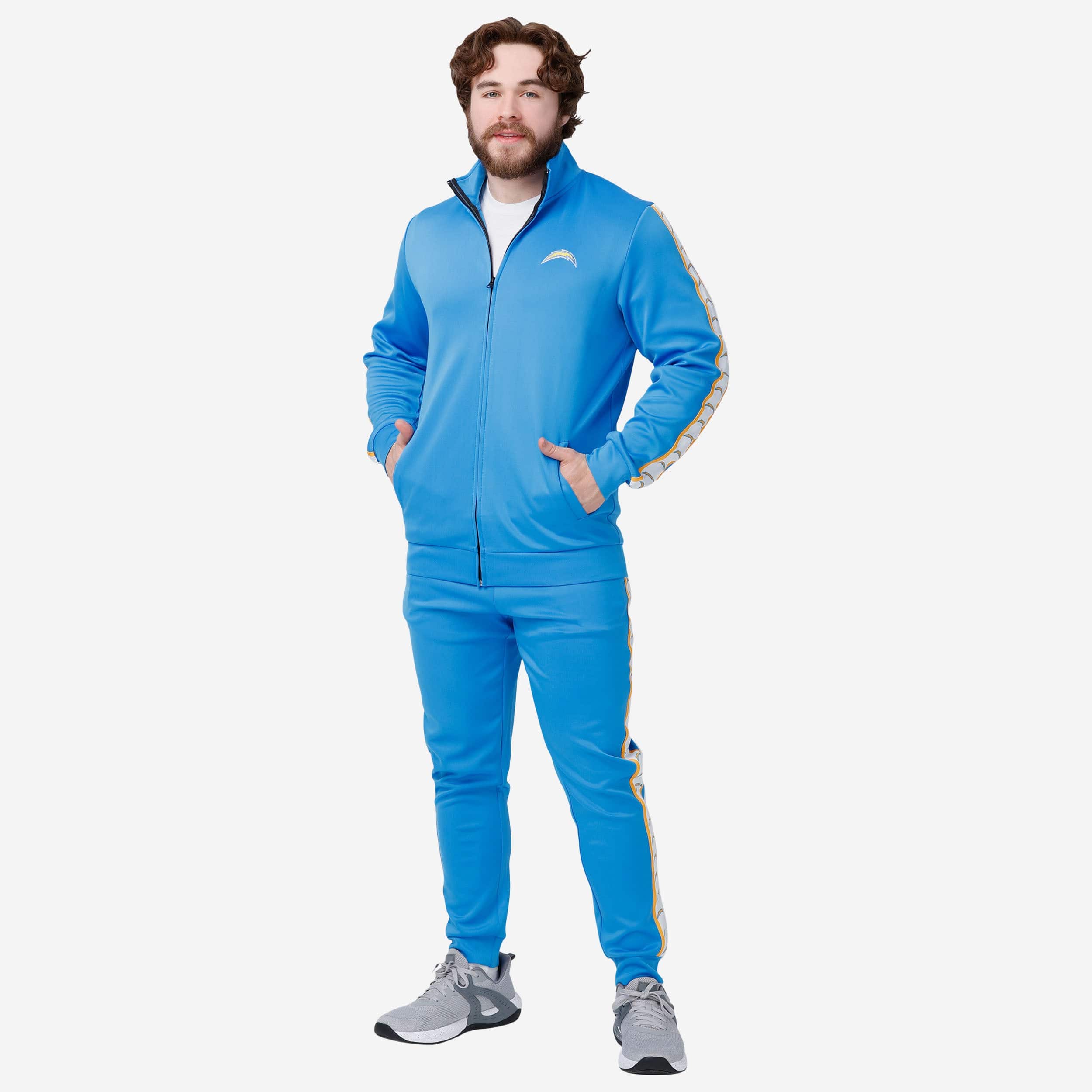 Los Angeles Chargers Stripe Logo Track Pants - Image 5