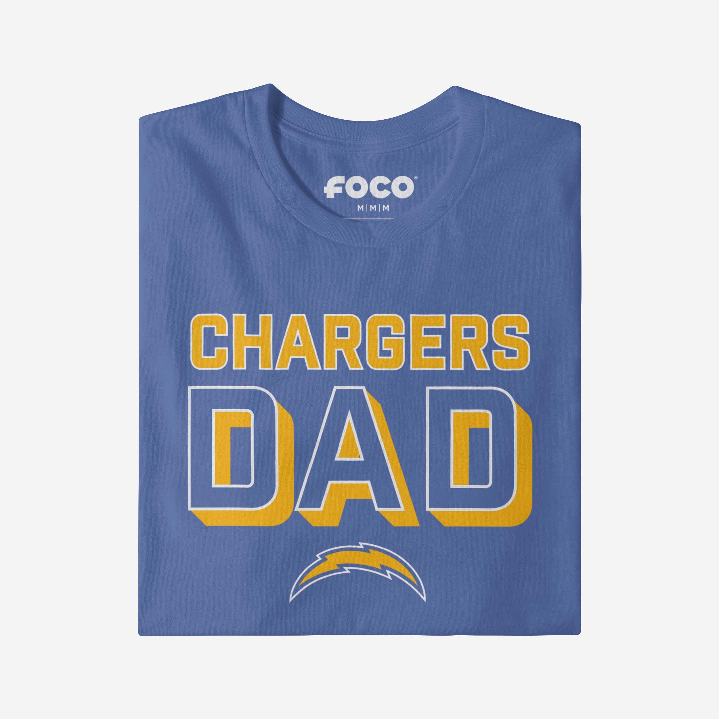 Los Angeles Chargers Team Dad T-Shirt - Image 4