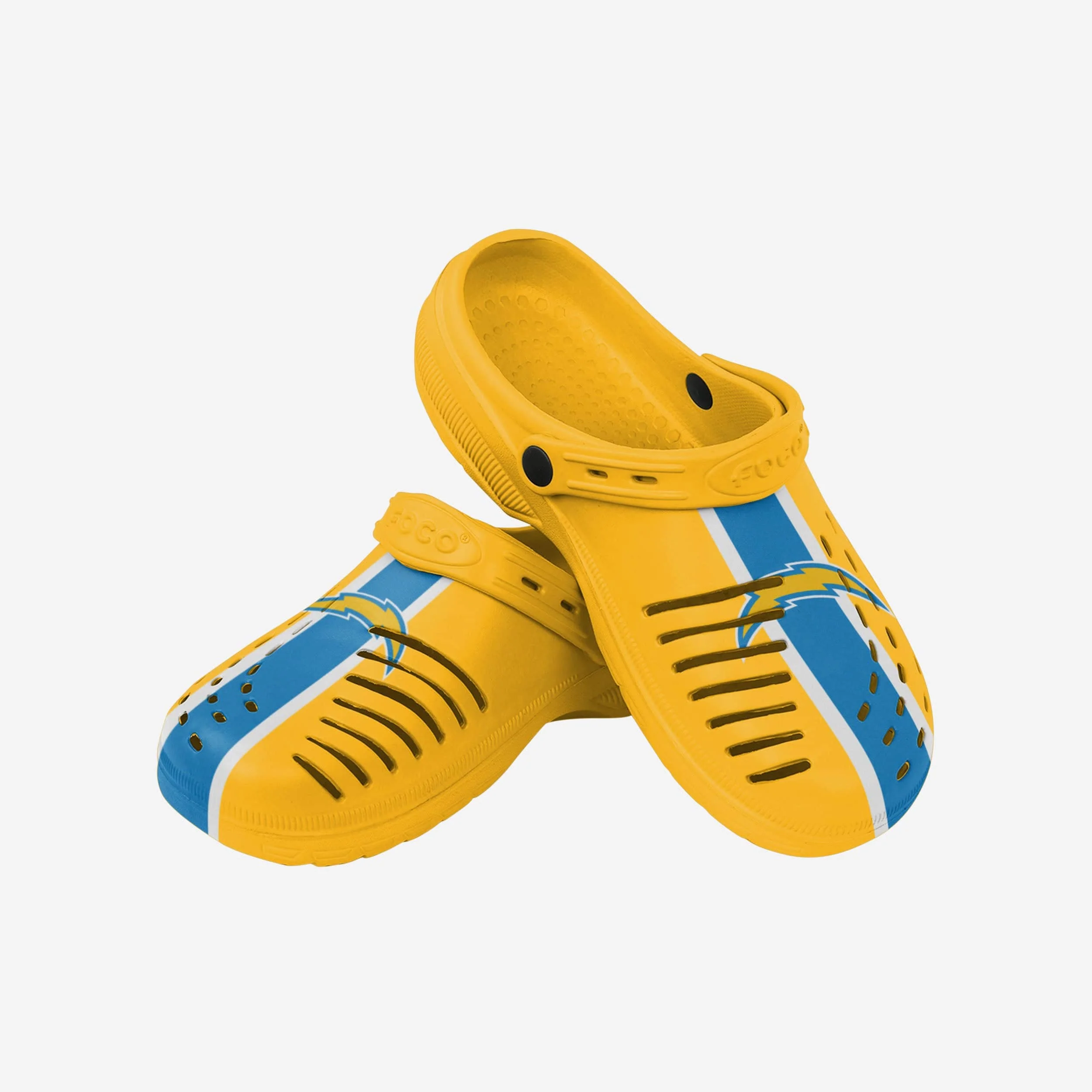 Los Angeles Chargers Team Stripe Clog With Strap - Image 3
