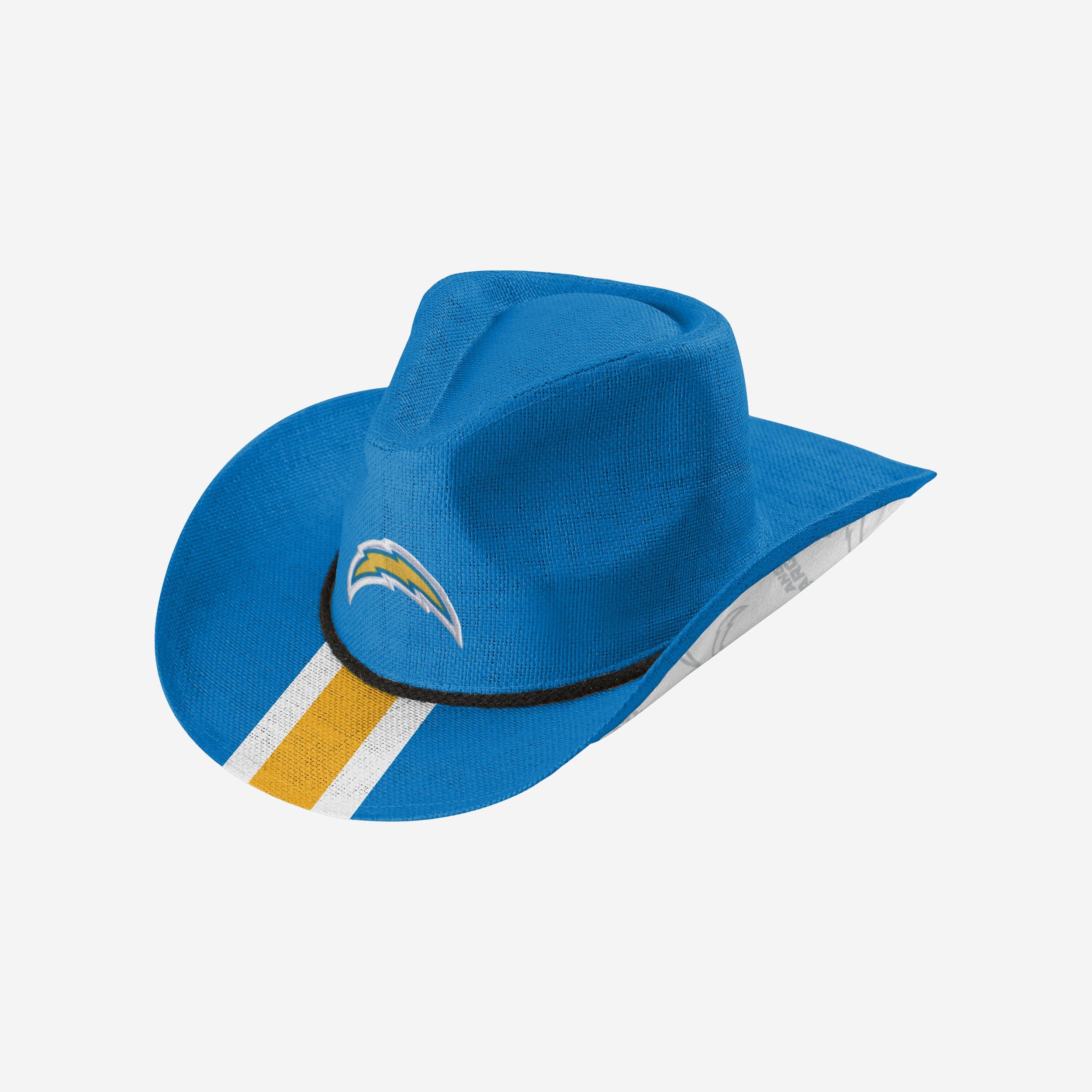 Los Angeles Chargers Team Stripe Cowboy Hat